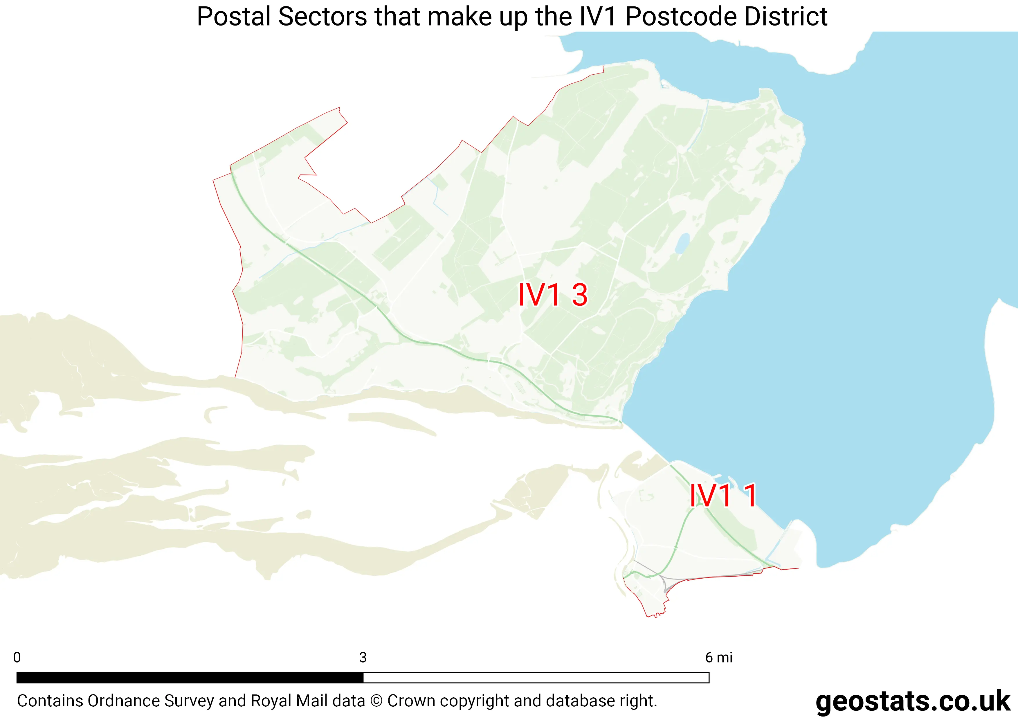 Map of the IV1  District