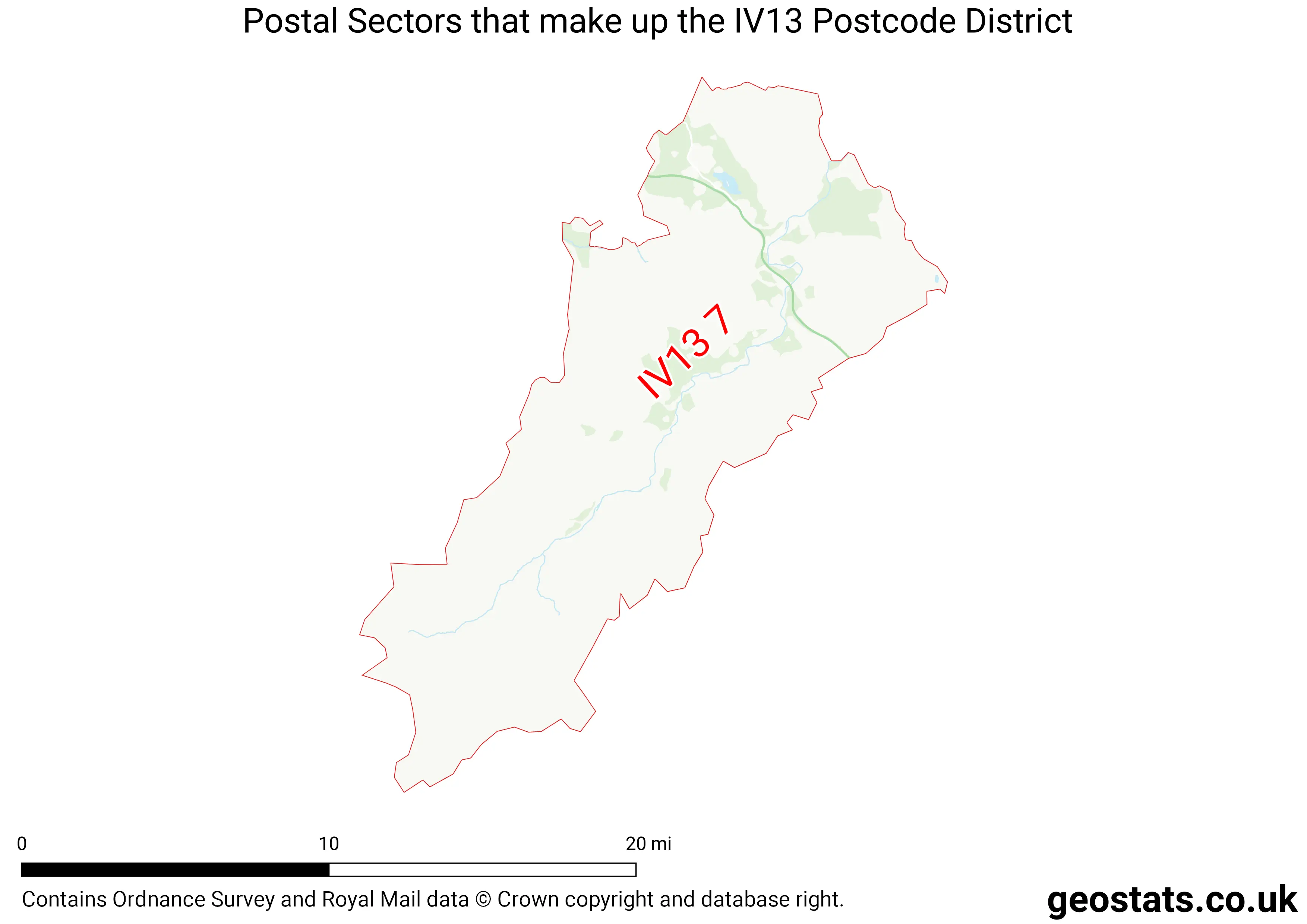 Map of the IV13  District