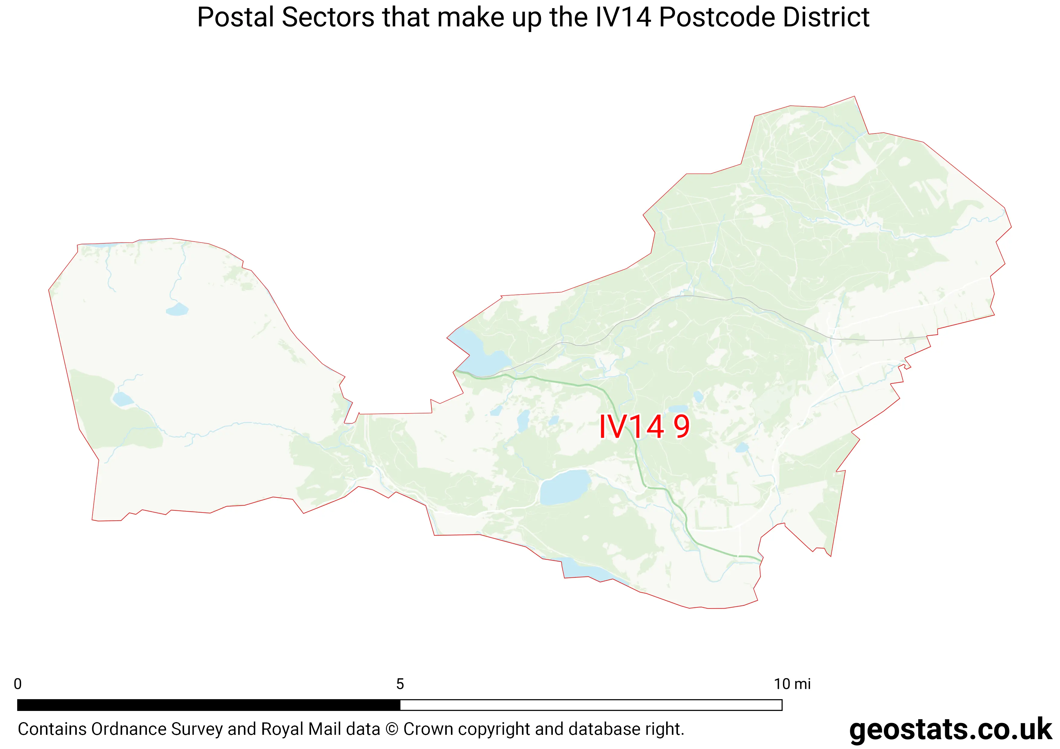 Map of the IV14  District