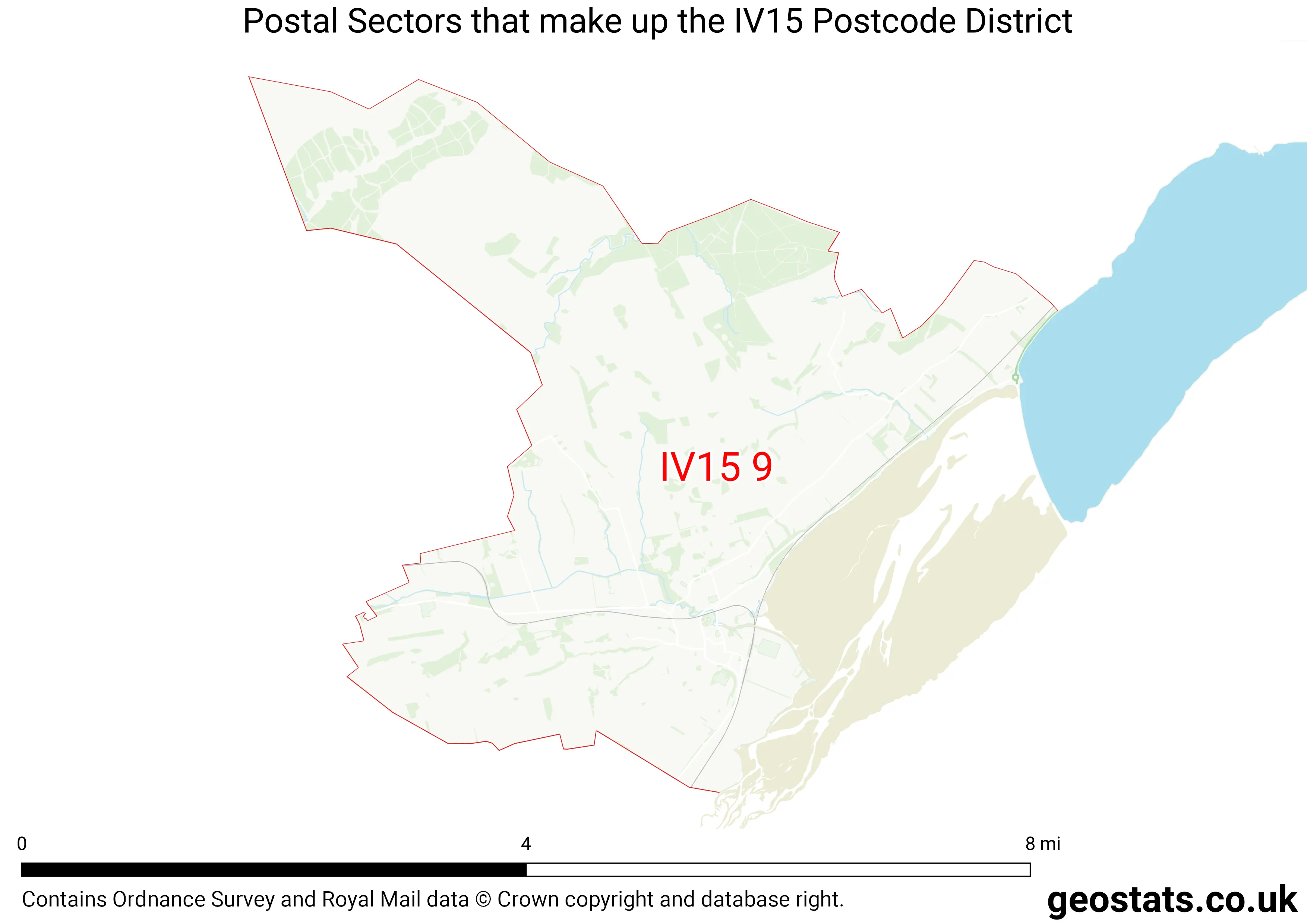 Map of the IV15  District