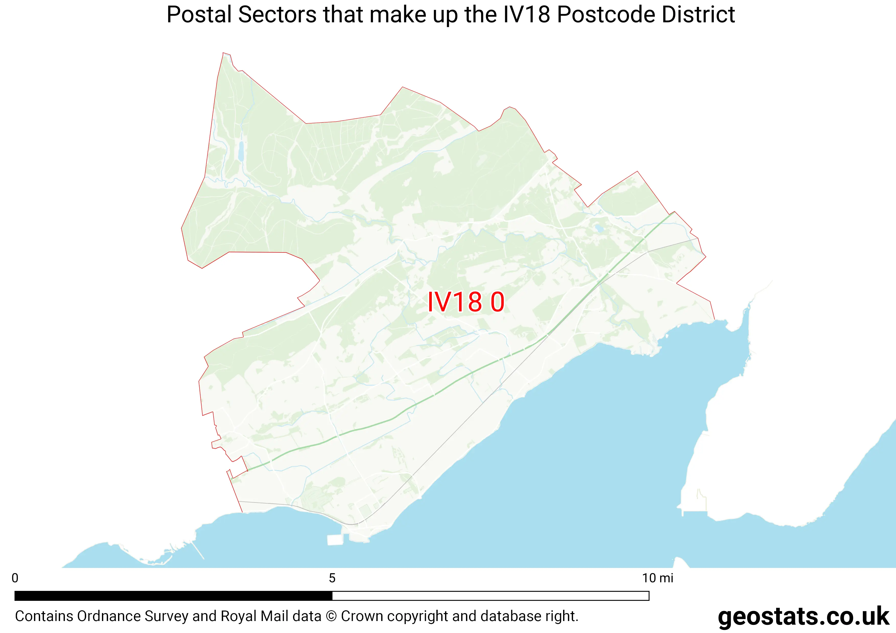 Map of the IV18  District