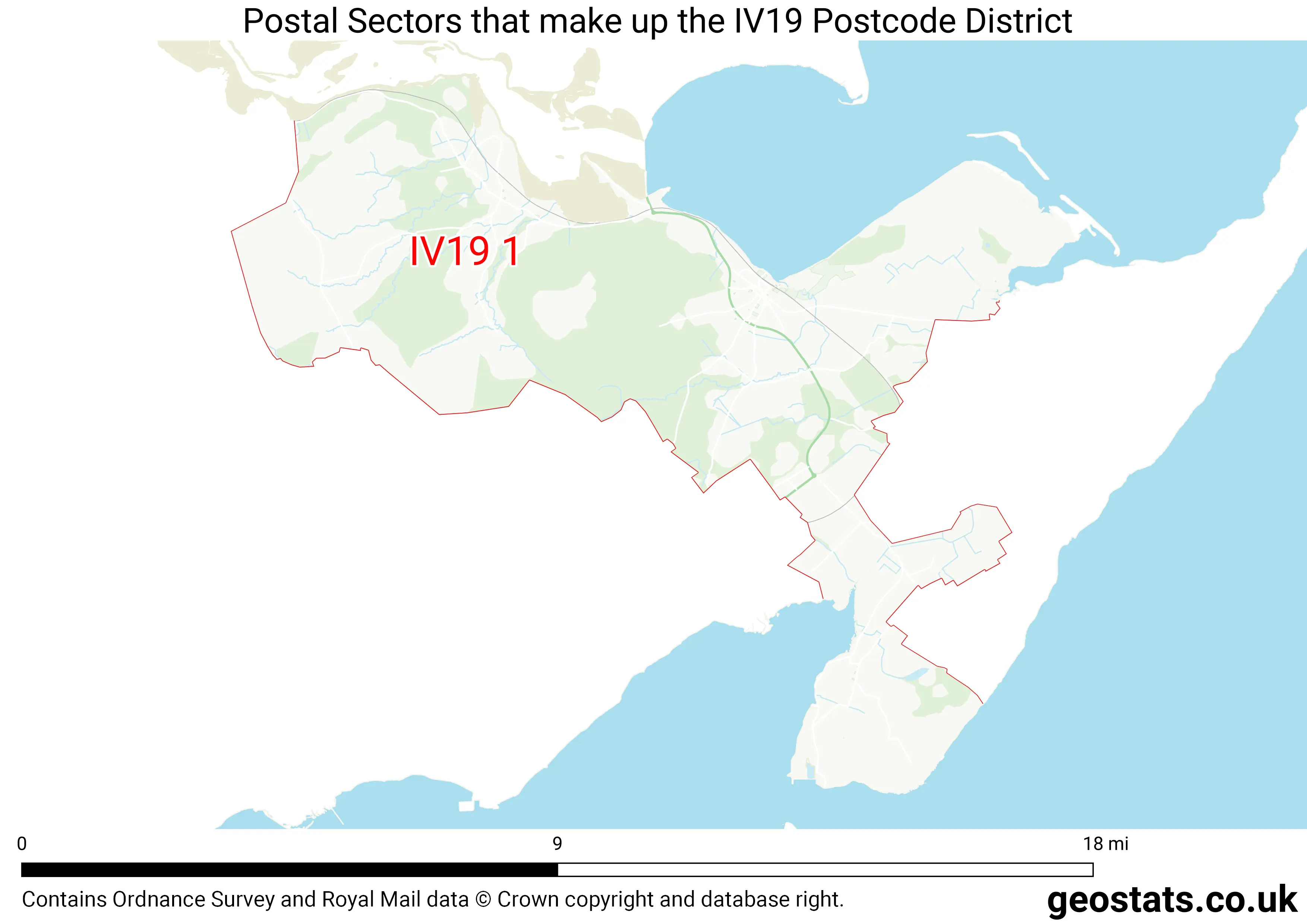 Map of the IV19  District