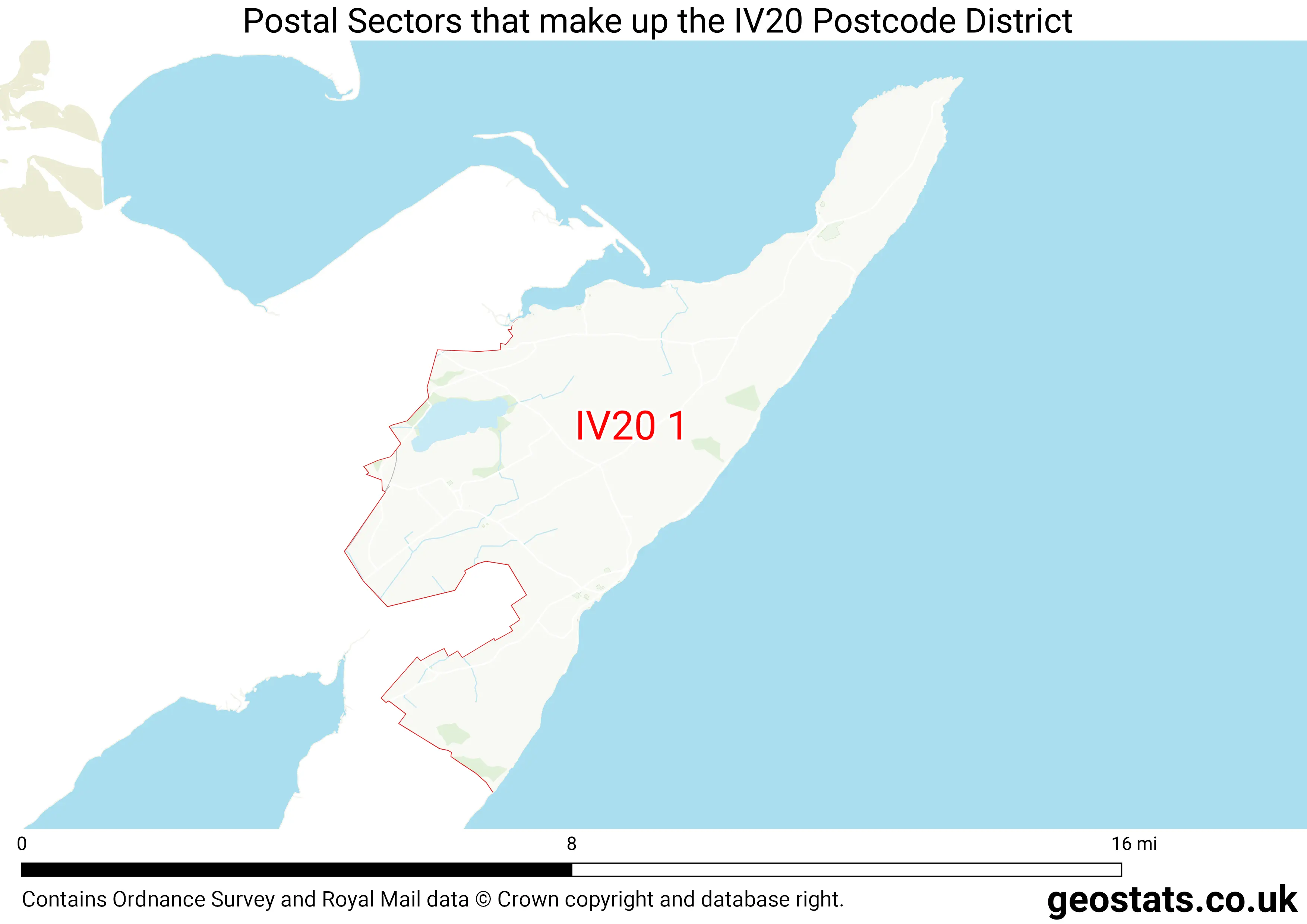 Map of the IV20  District