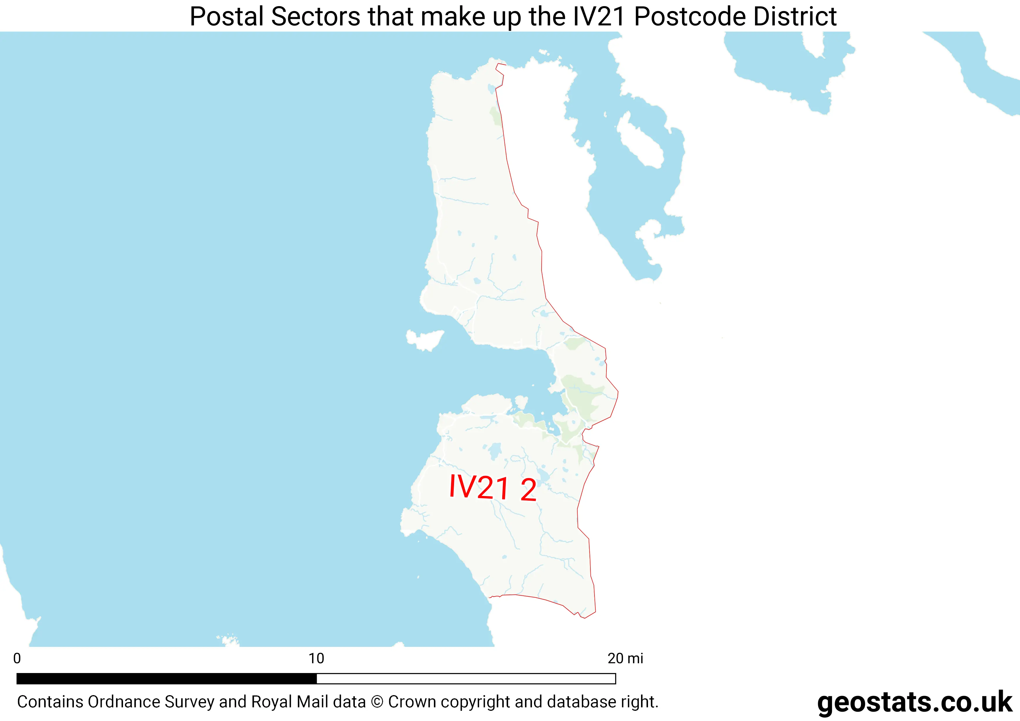Map of the IV21  District