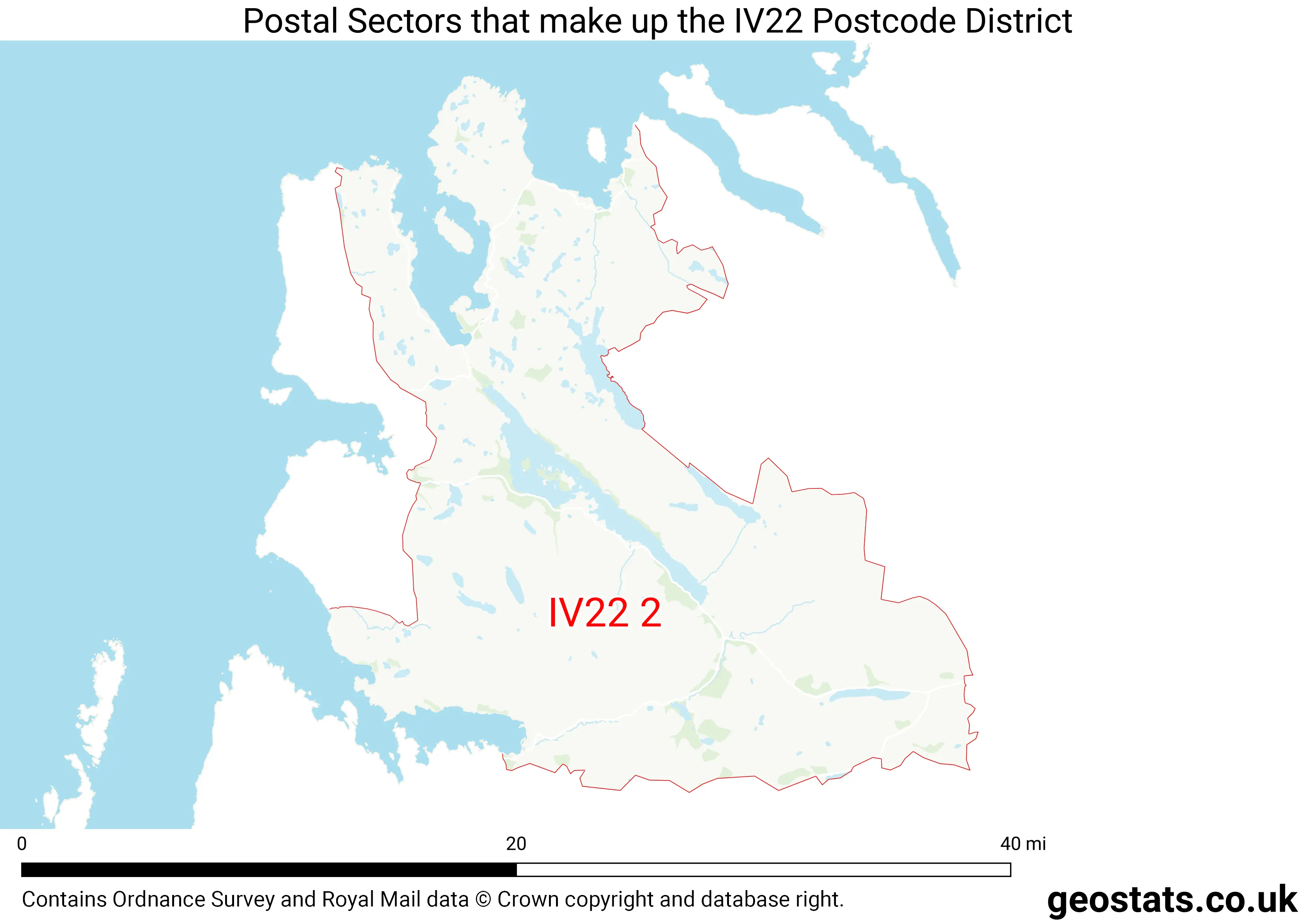 Map of the IV22  District