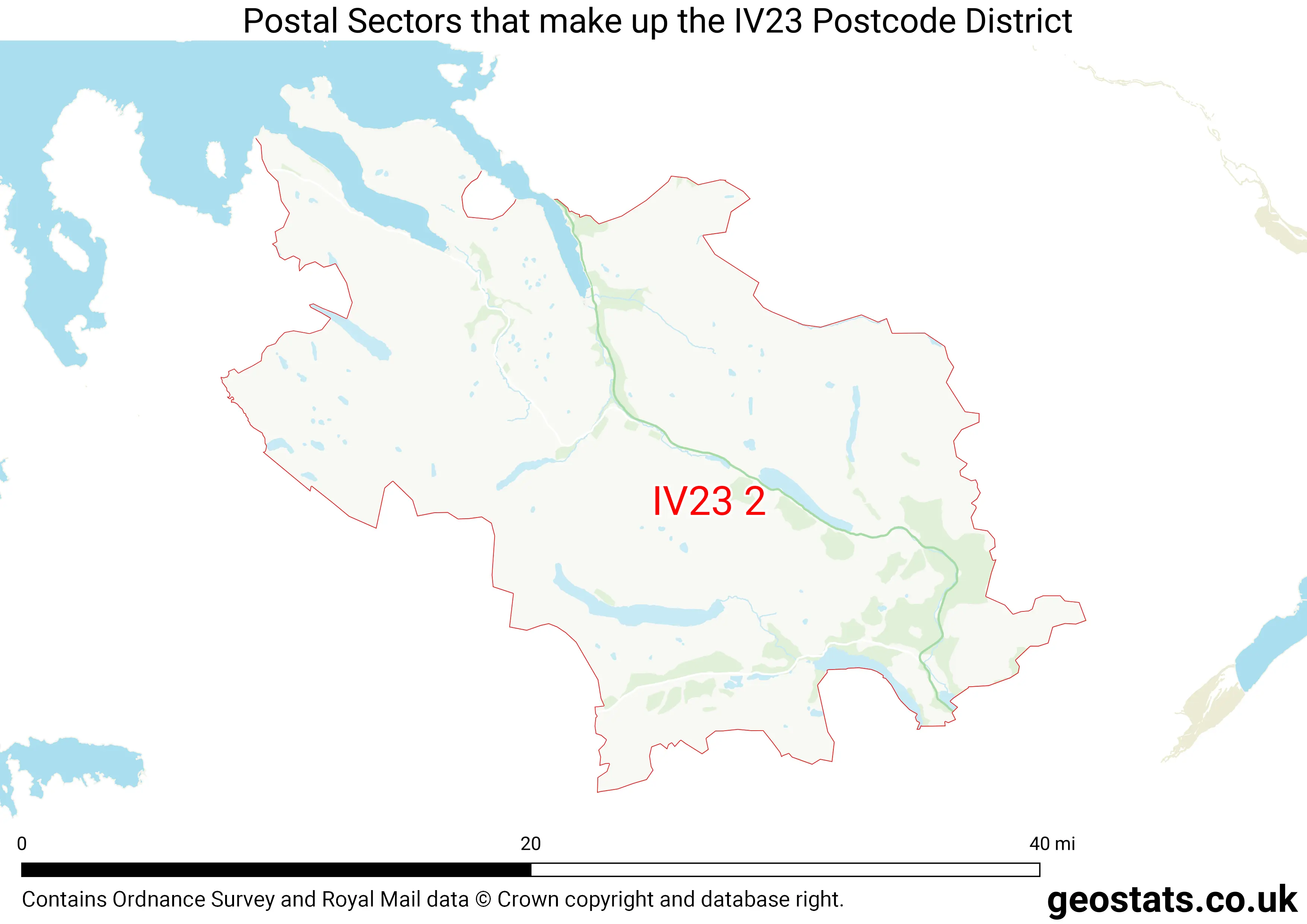 Map of the IV23  District