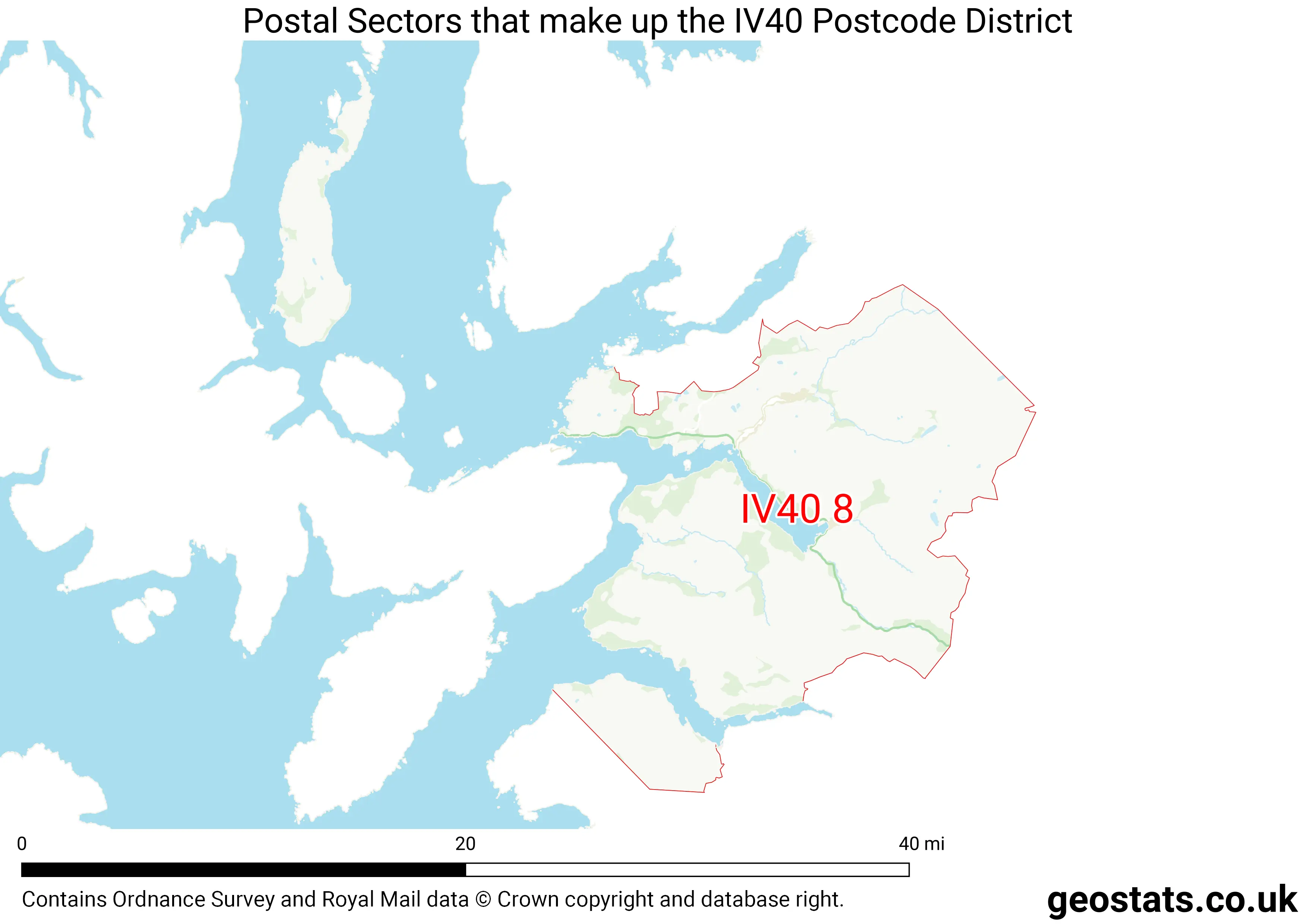 Map of the IV40  District