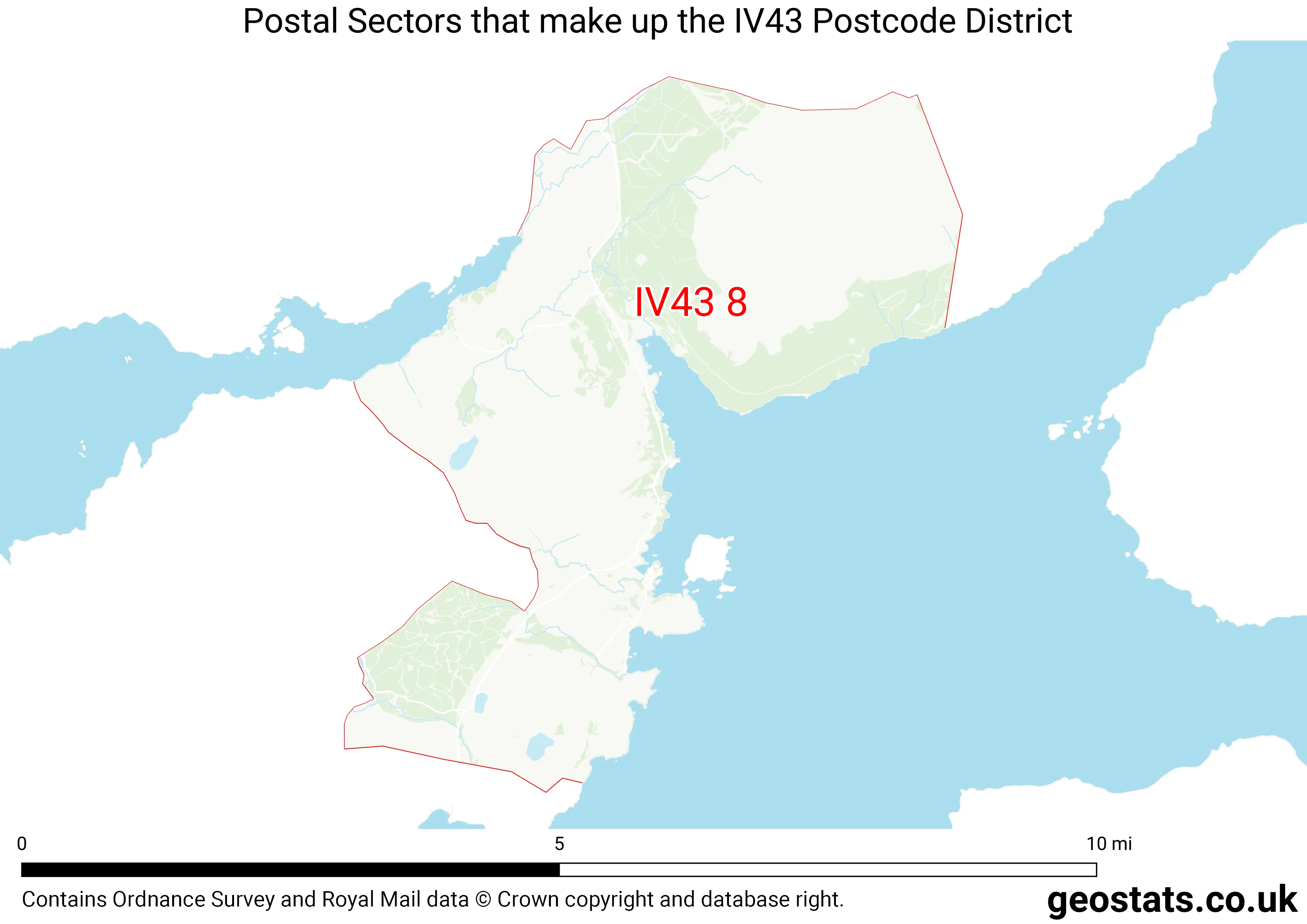 Map of the IV43  District