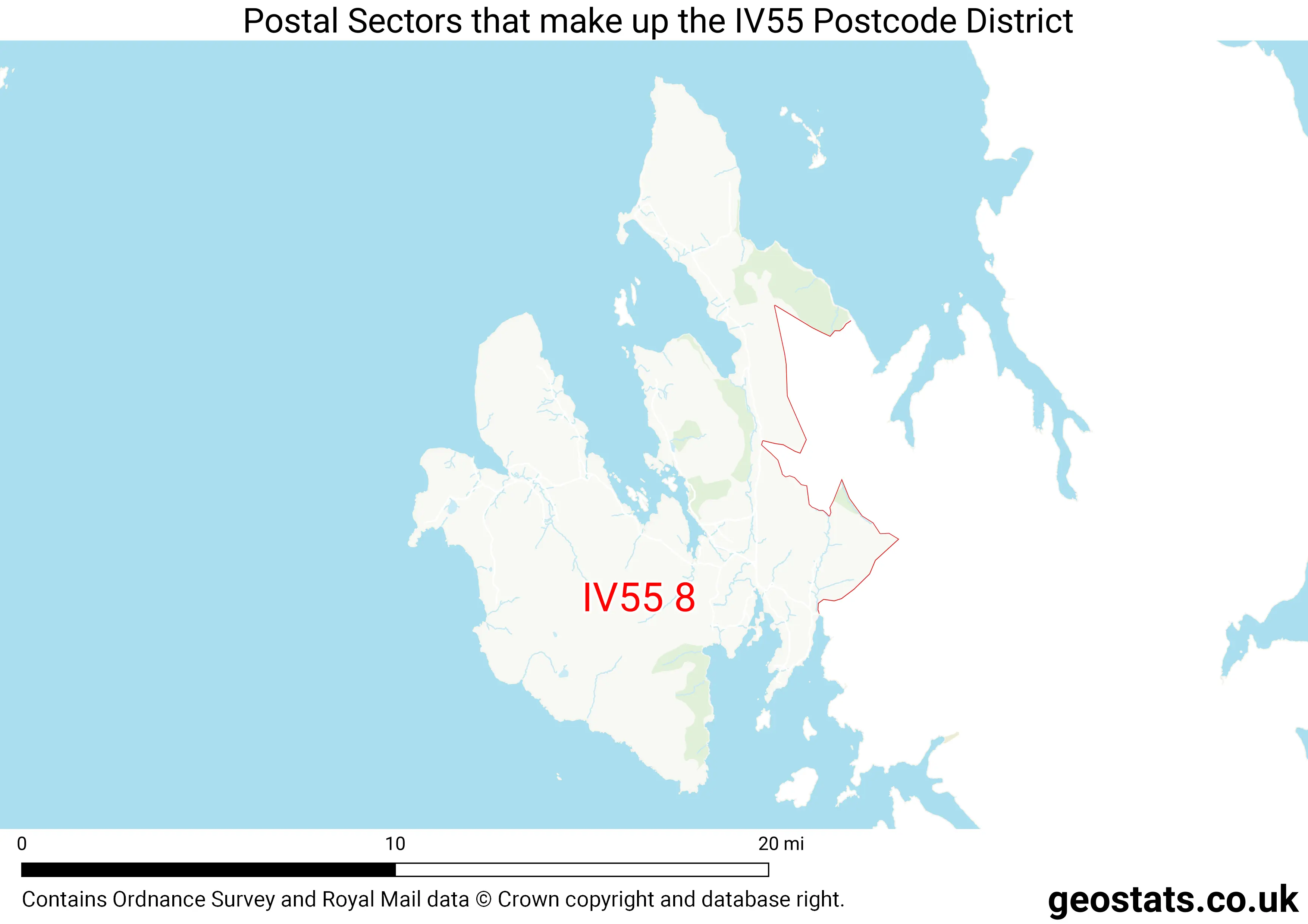 Map of the IV55  District