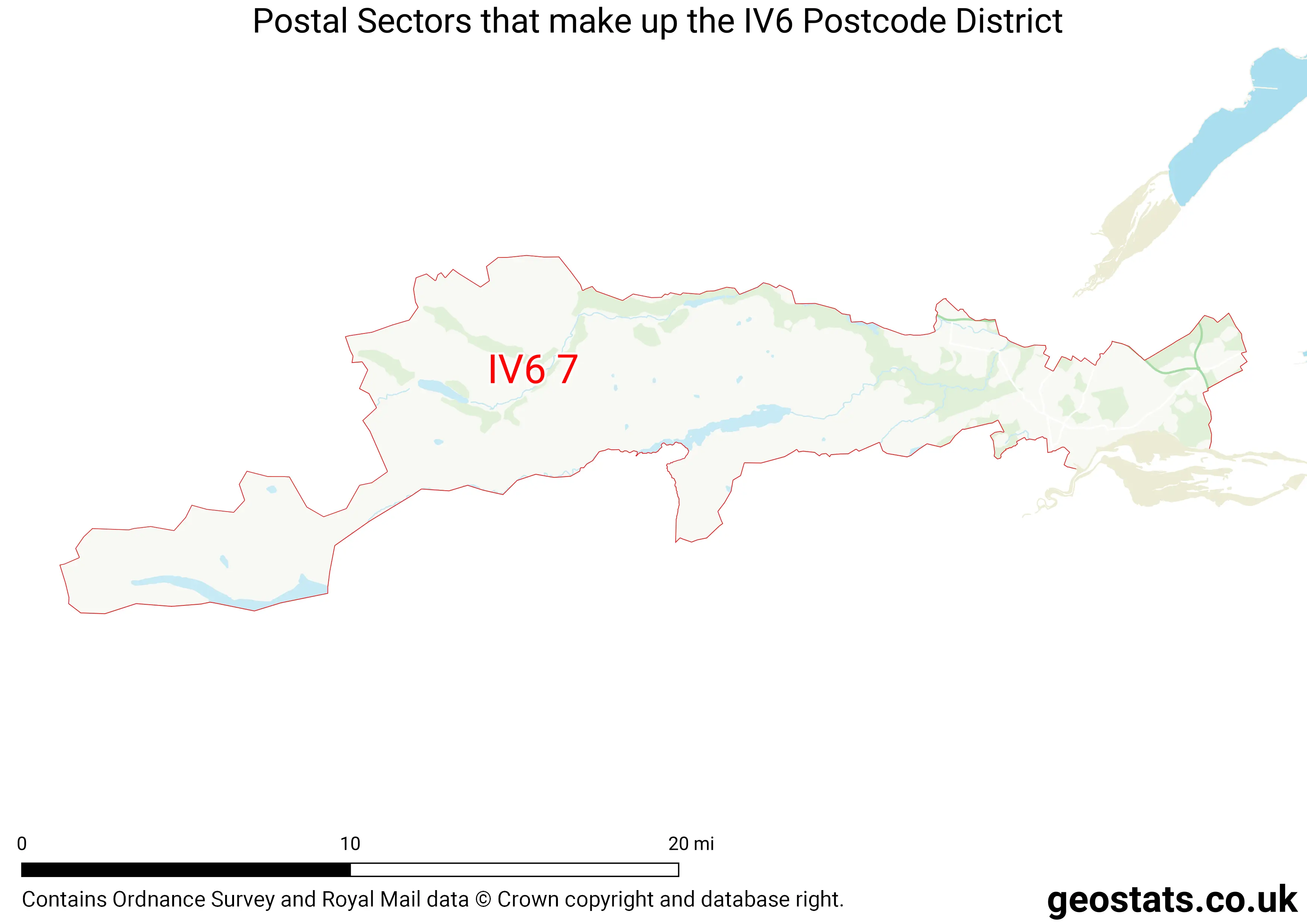 Map of the IV6  District