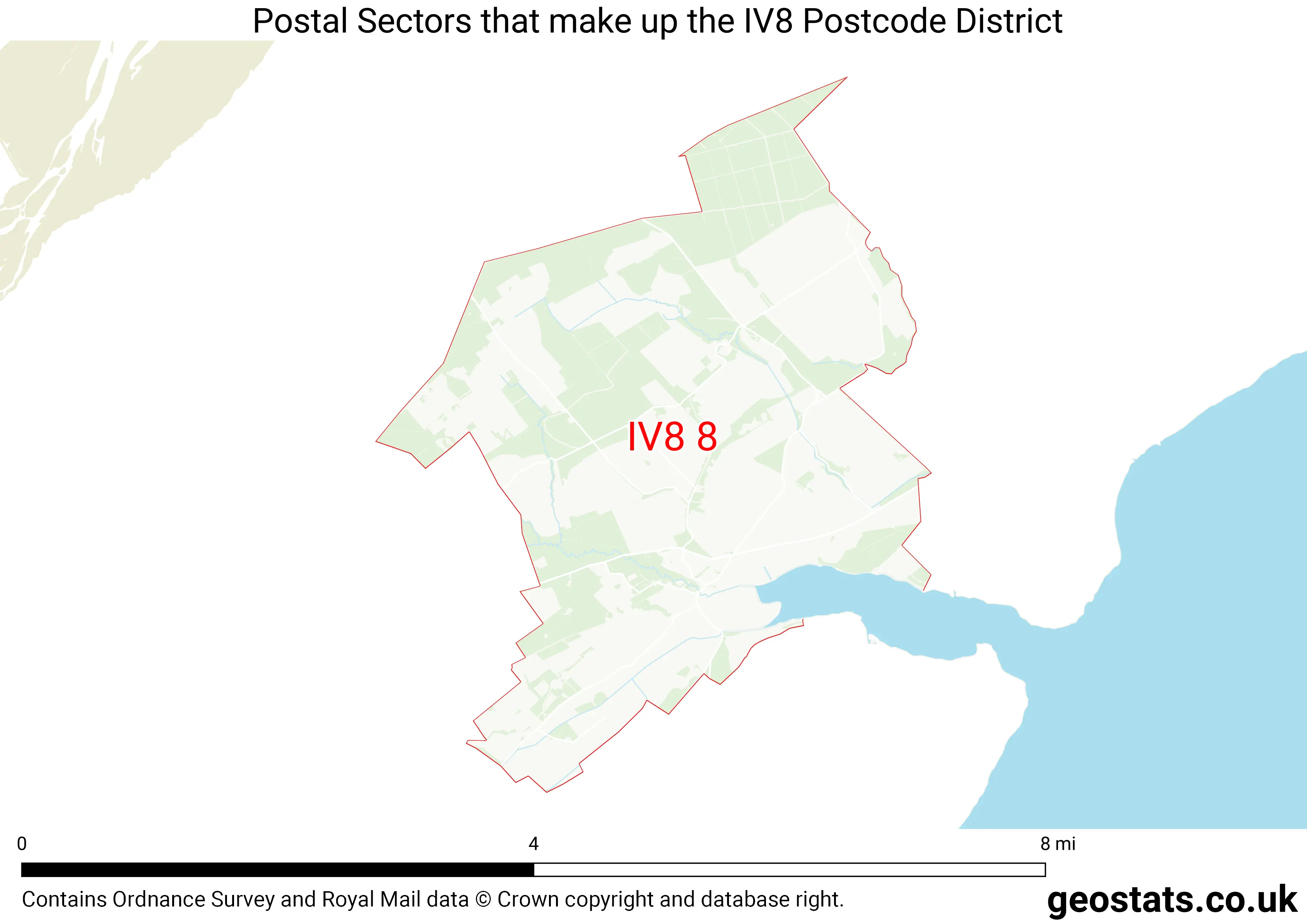Map of the IV8  District