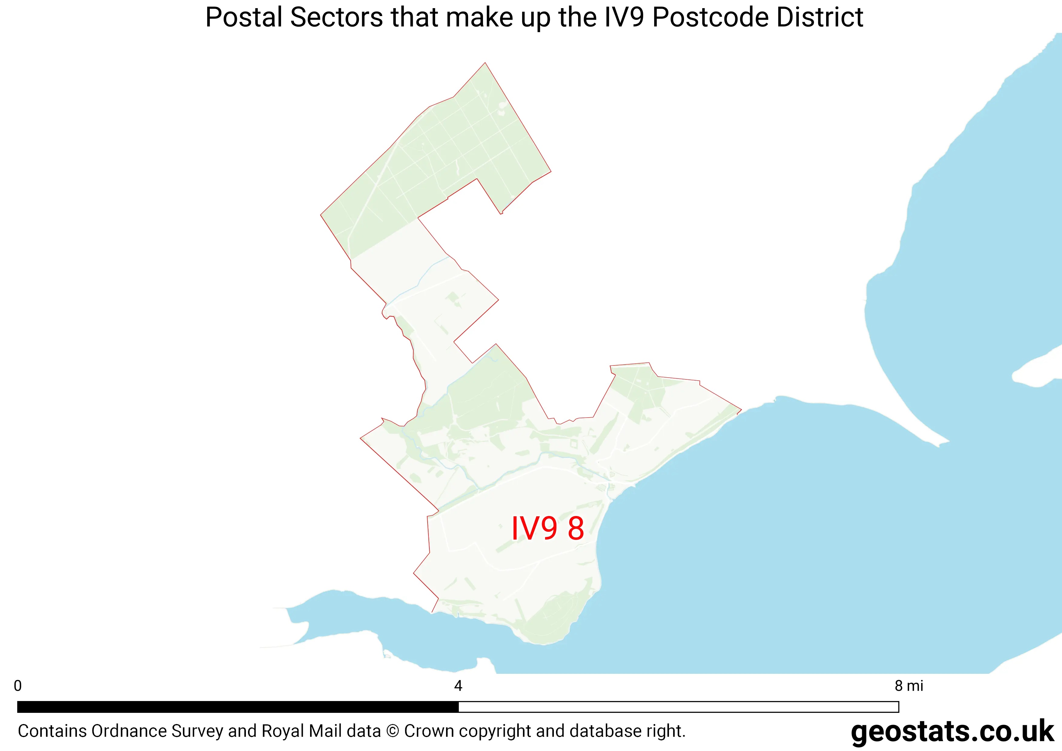 Map of the IV9  District