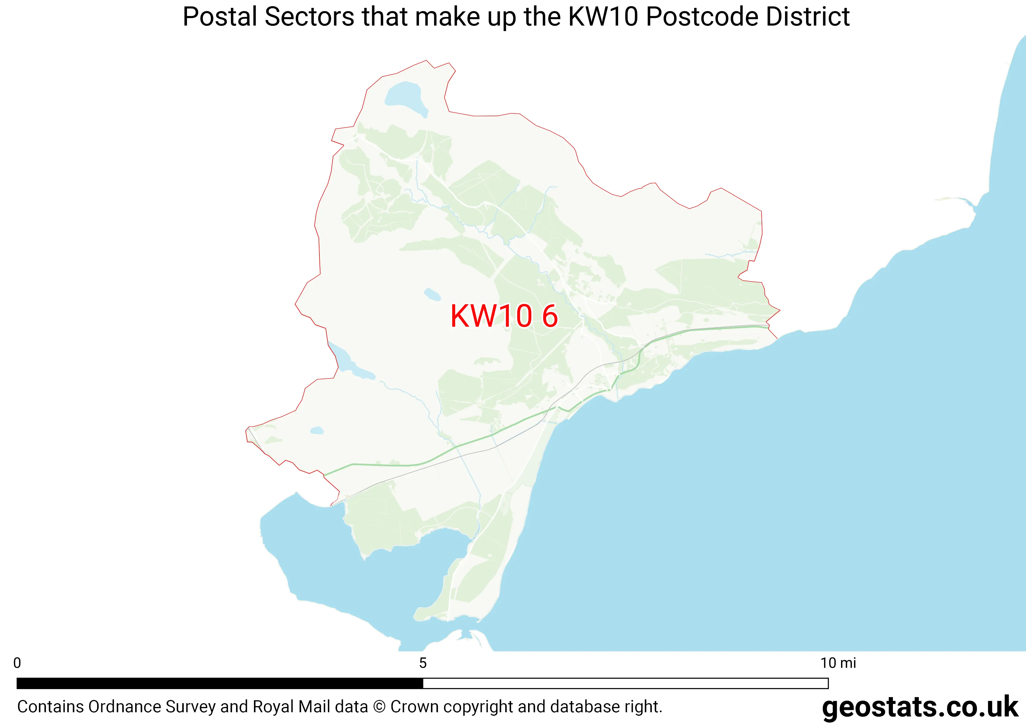 Map of the KW10  District