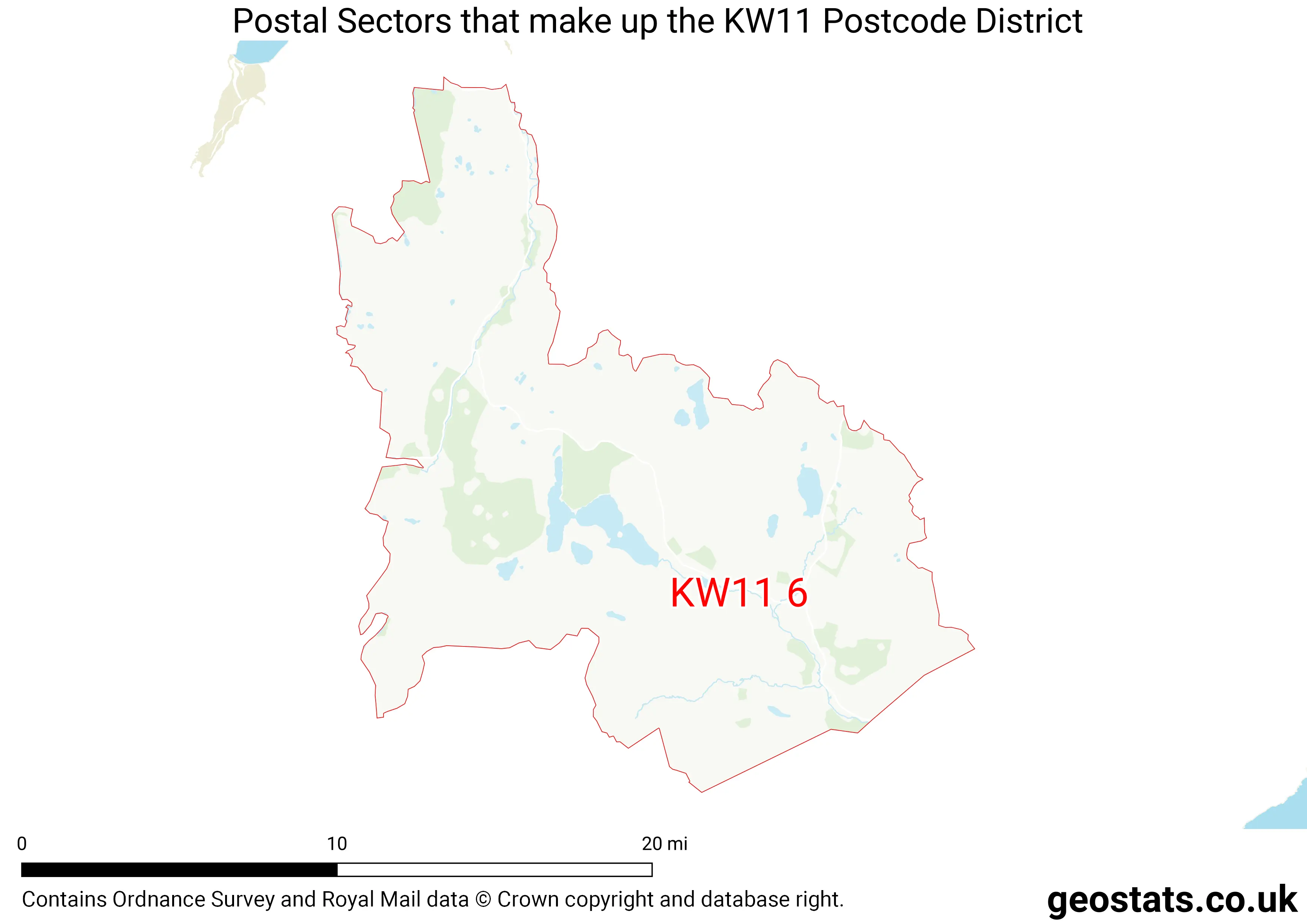 Map of the KW11  District