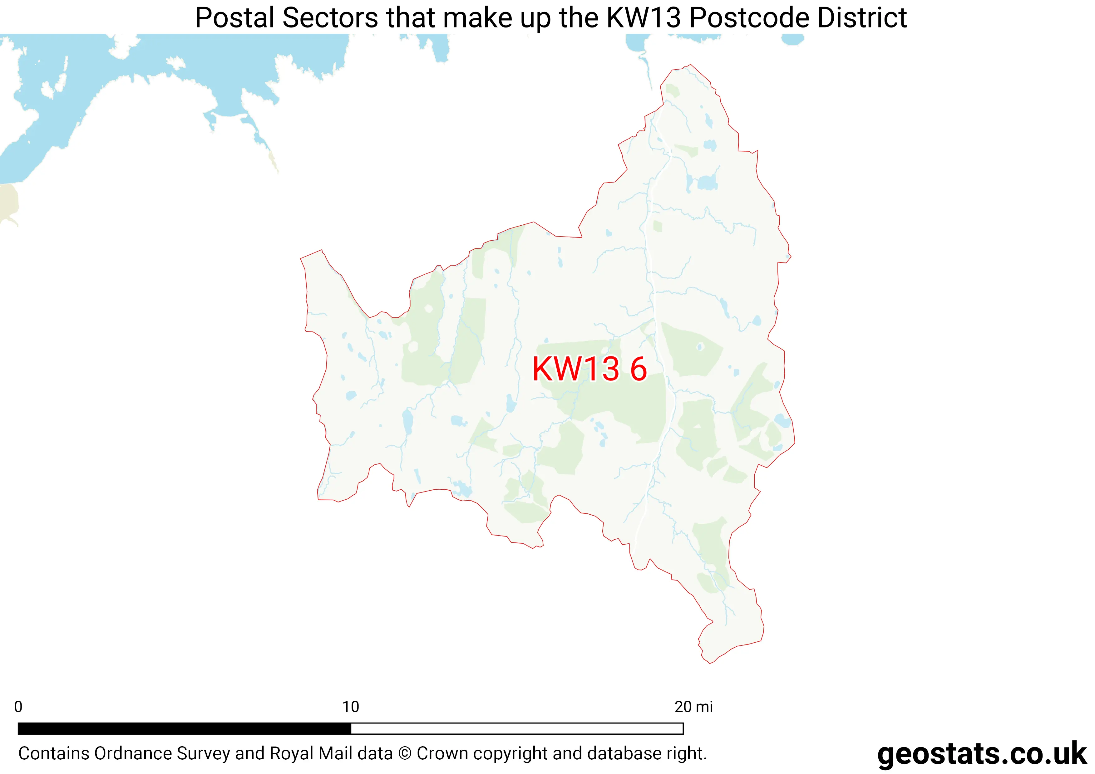 Map of the KW13  District