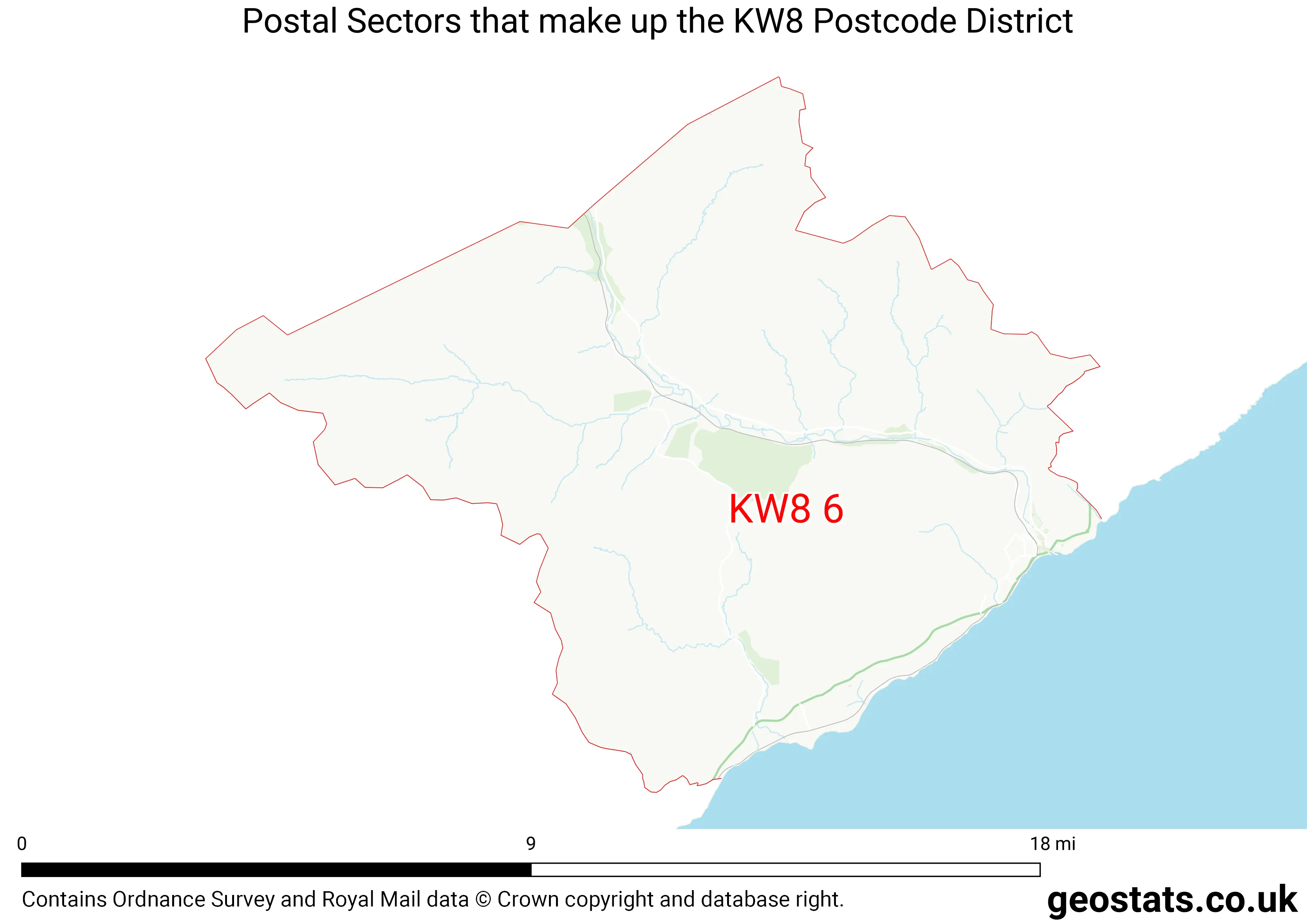 Map of the KW8  District