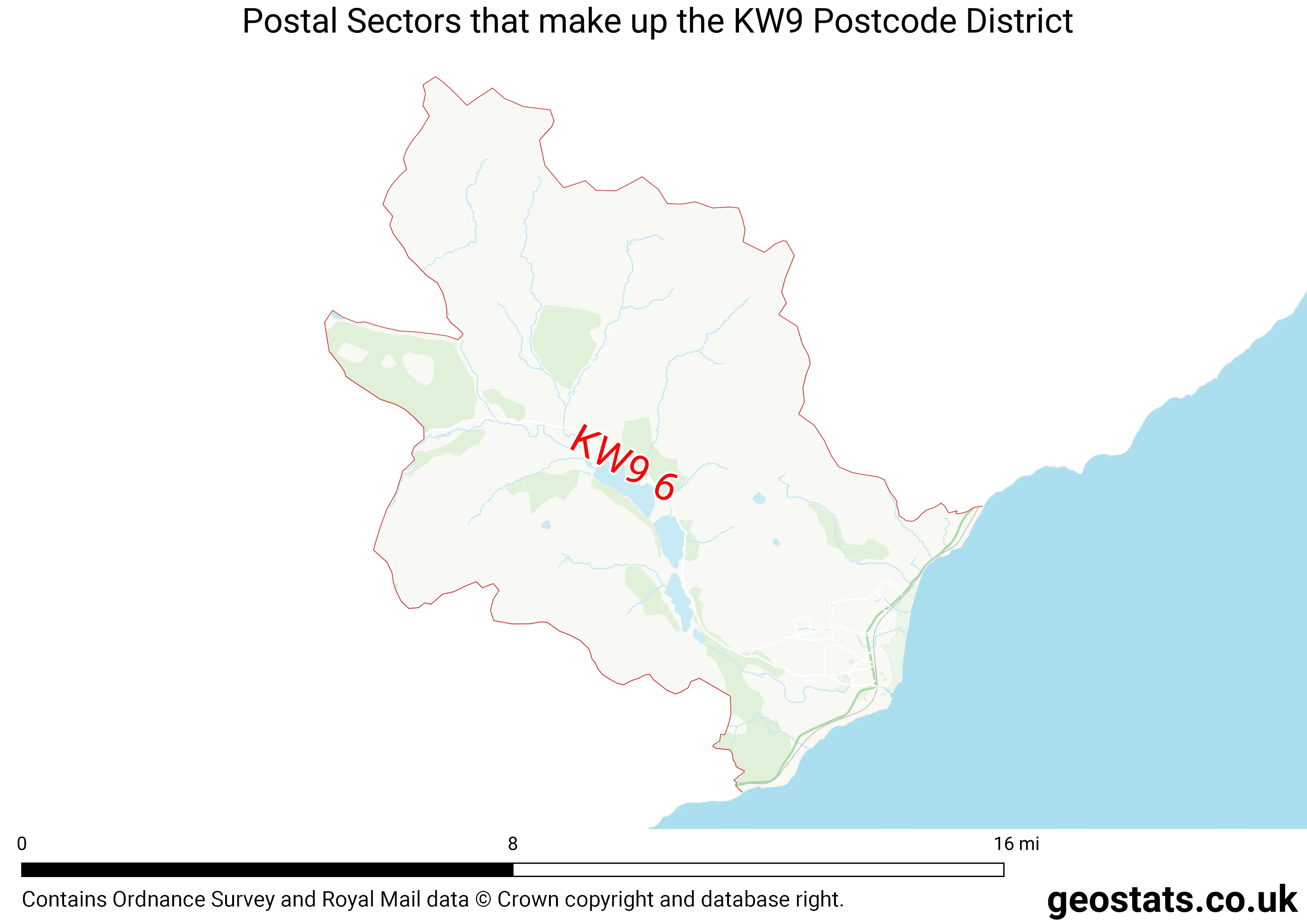 Map of the KW9  District