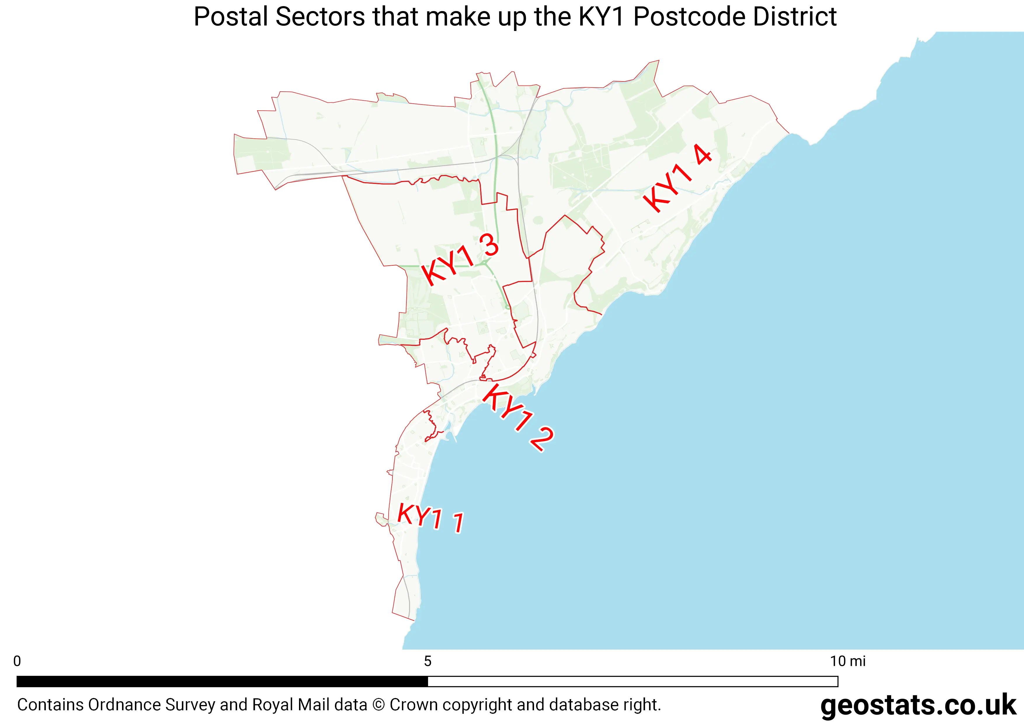 Map of the KY1  District