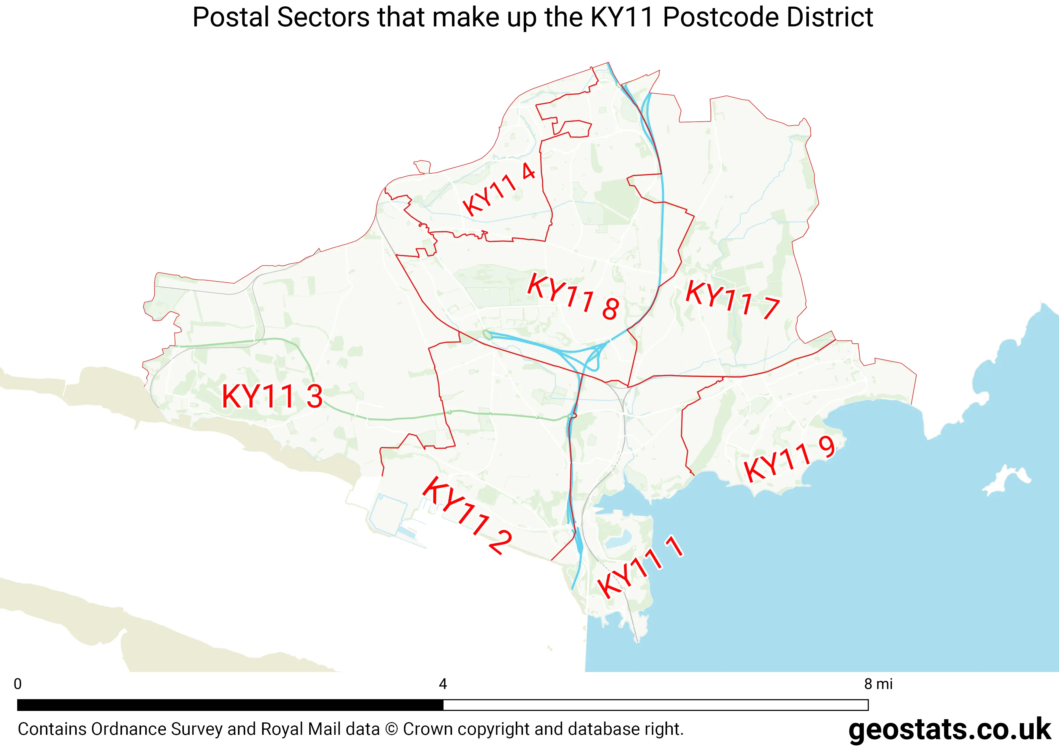 Map of the KY11  District