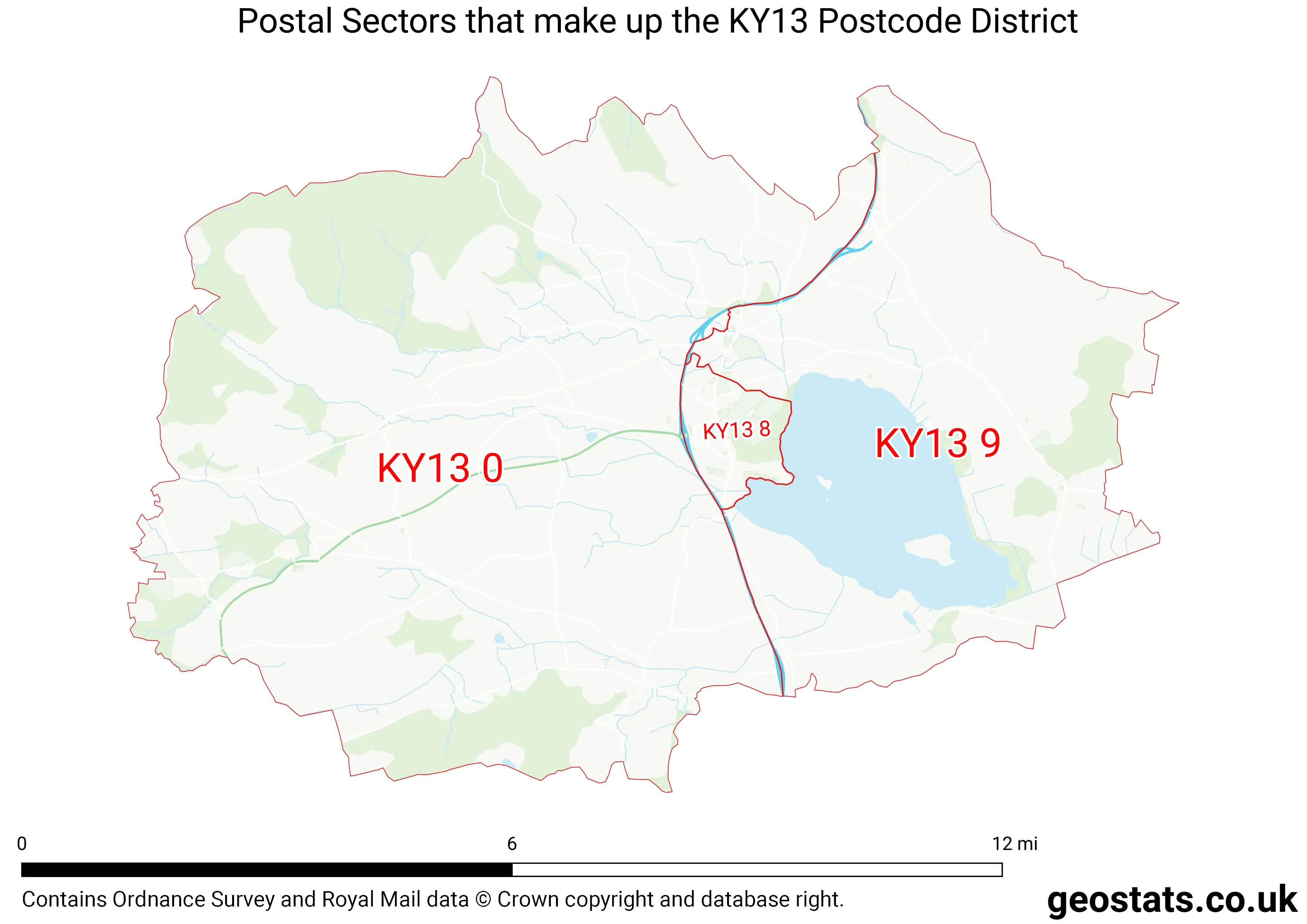 Map of the KY13  District