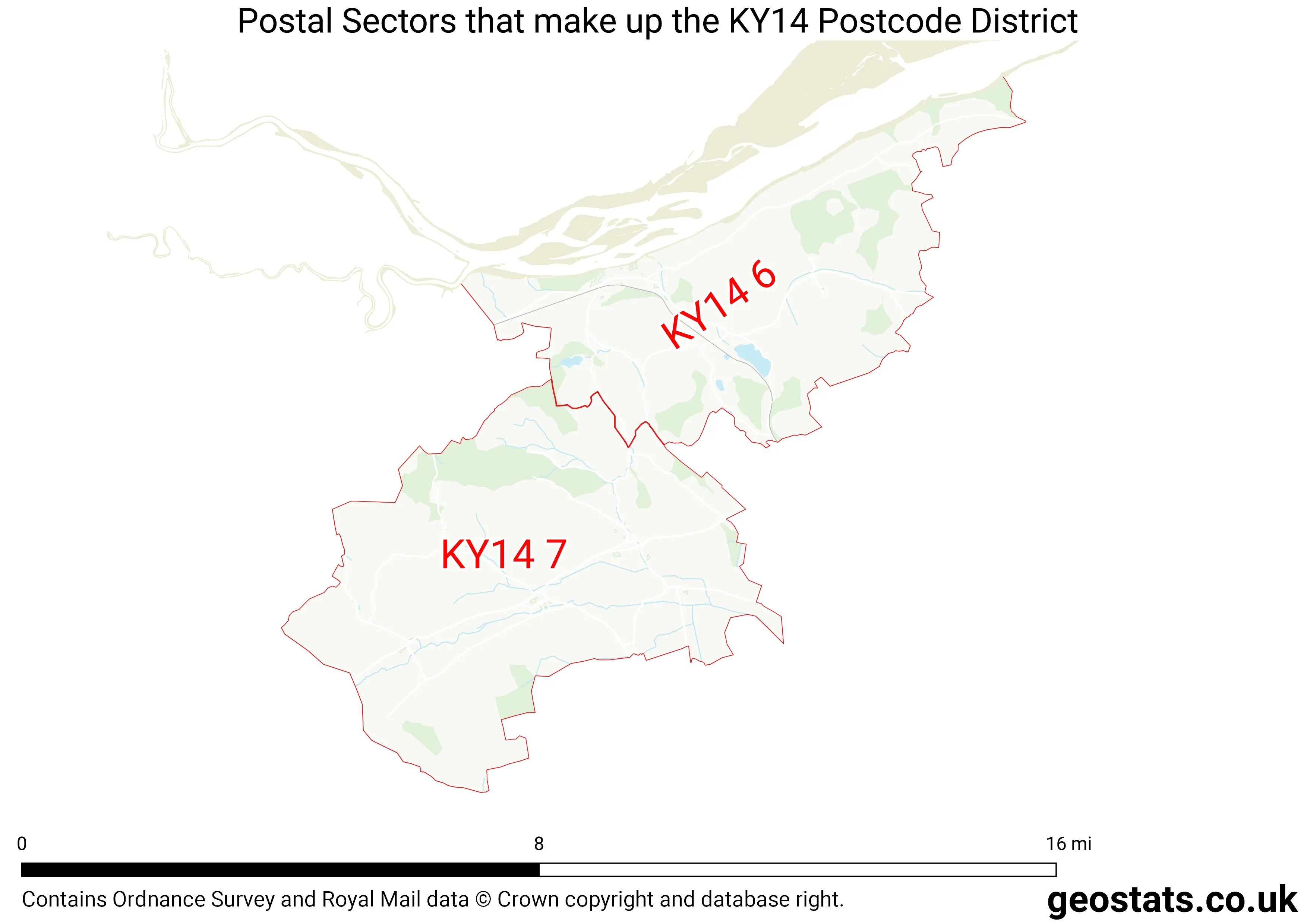 Map of the KY14  District
