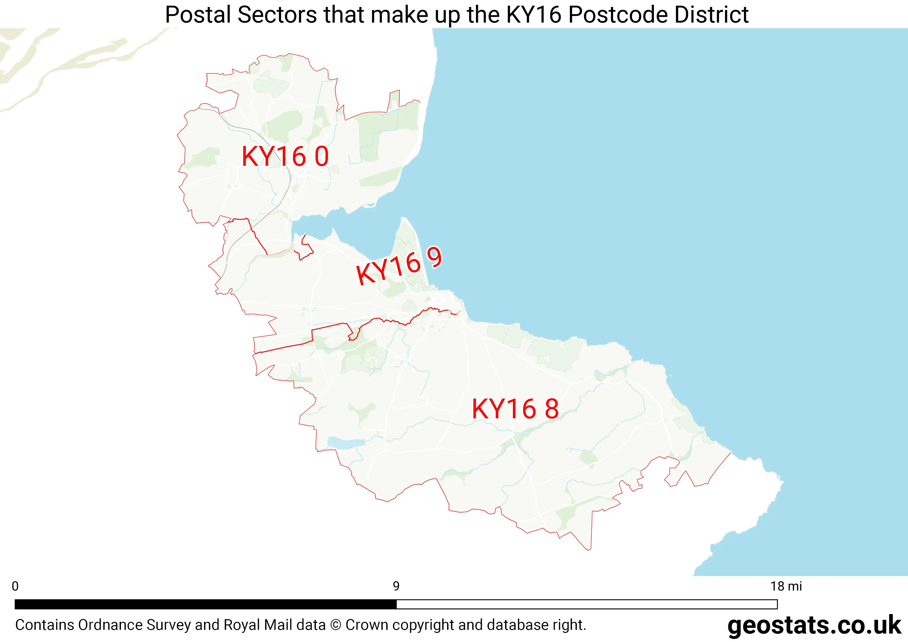 Map of the KY16  District