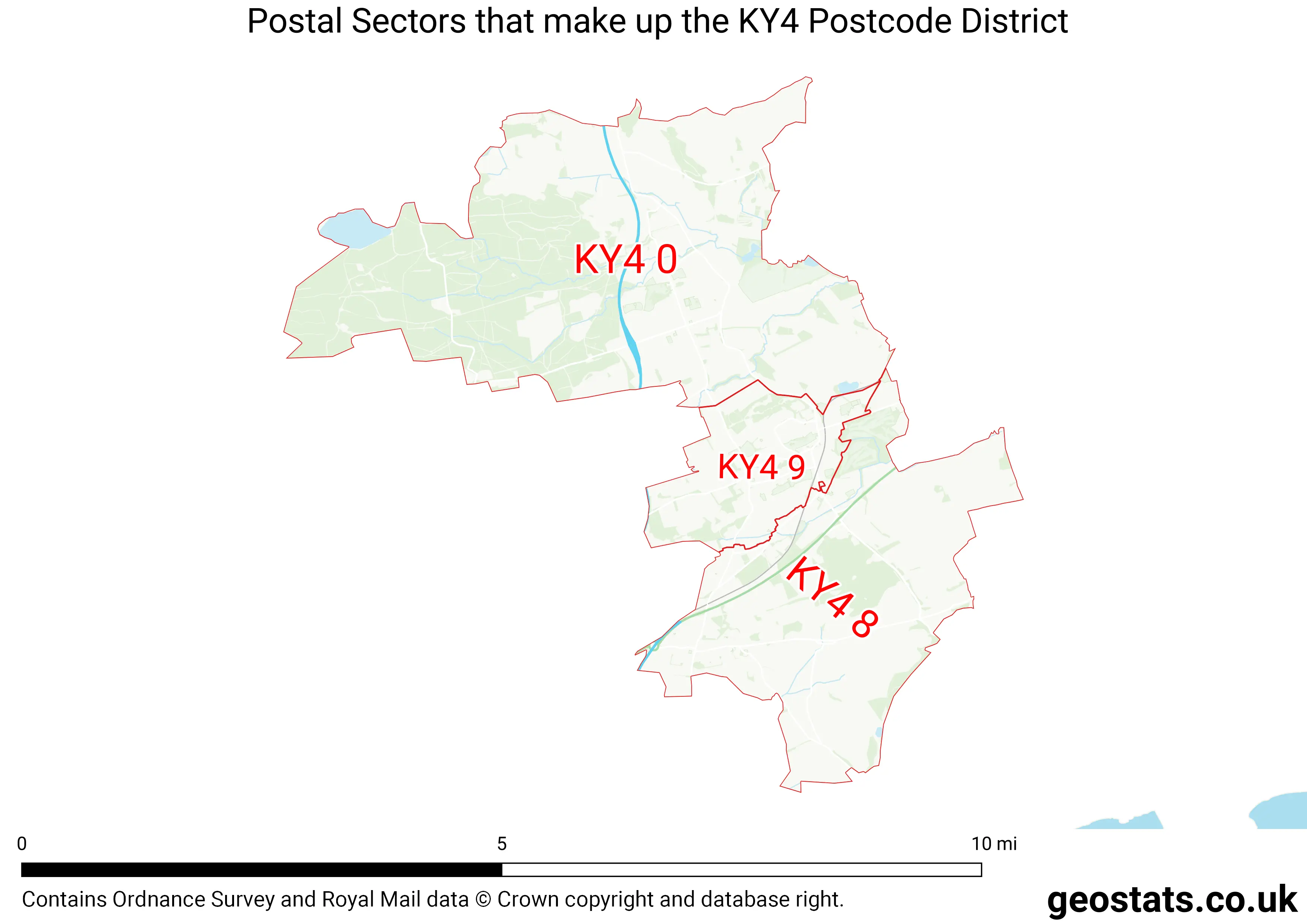 Map of the KY4  District