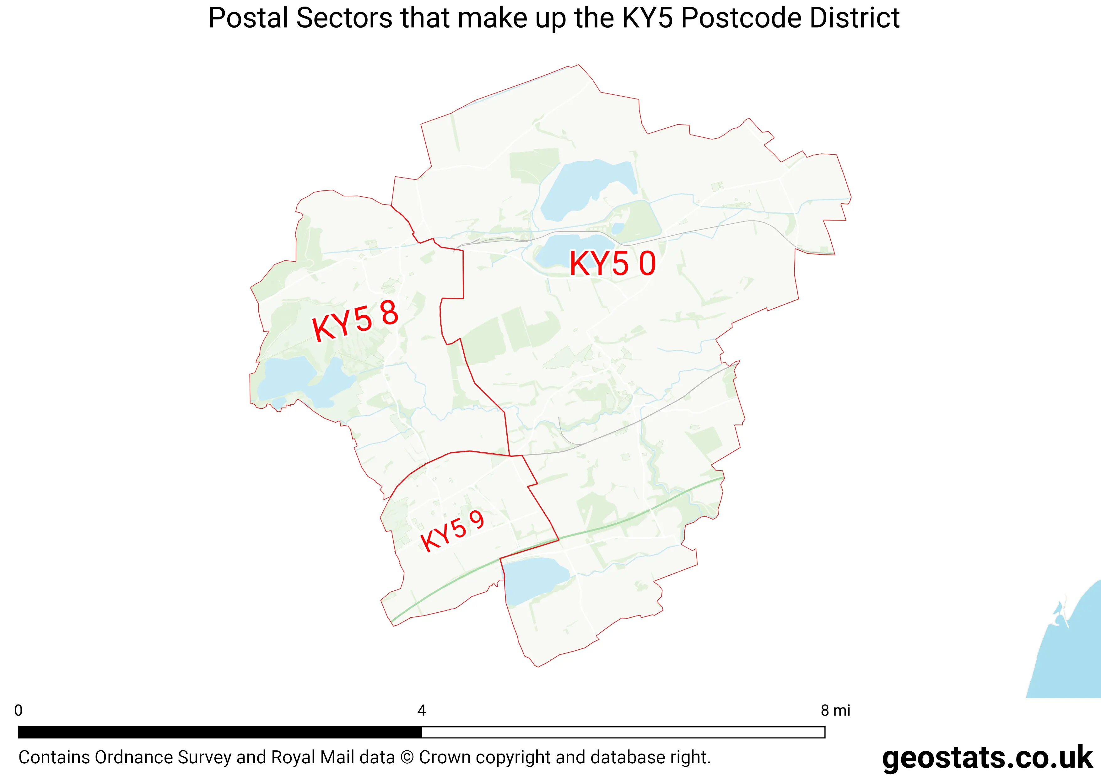 Map of the KY5  District
