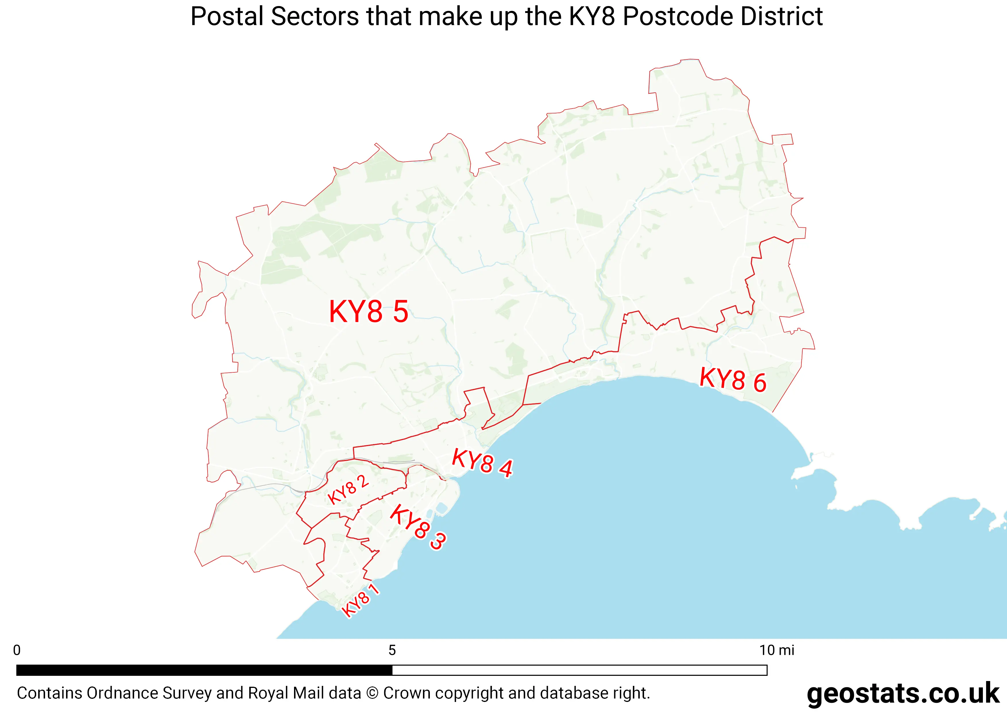 Map of the KY8  District