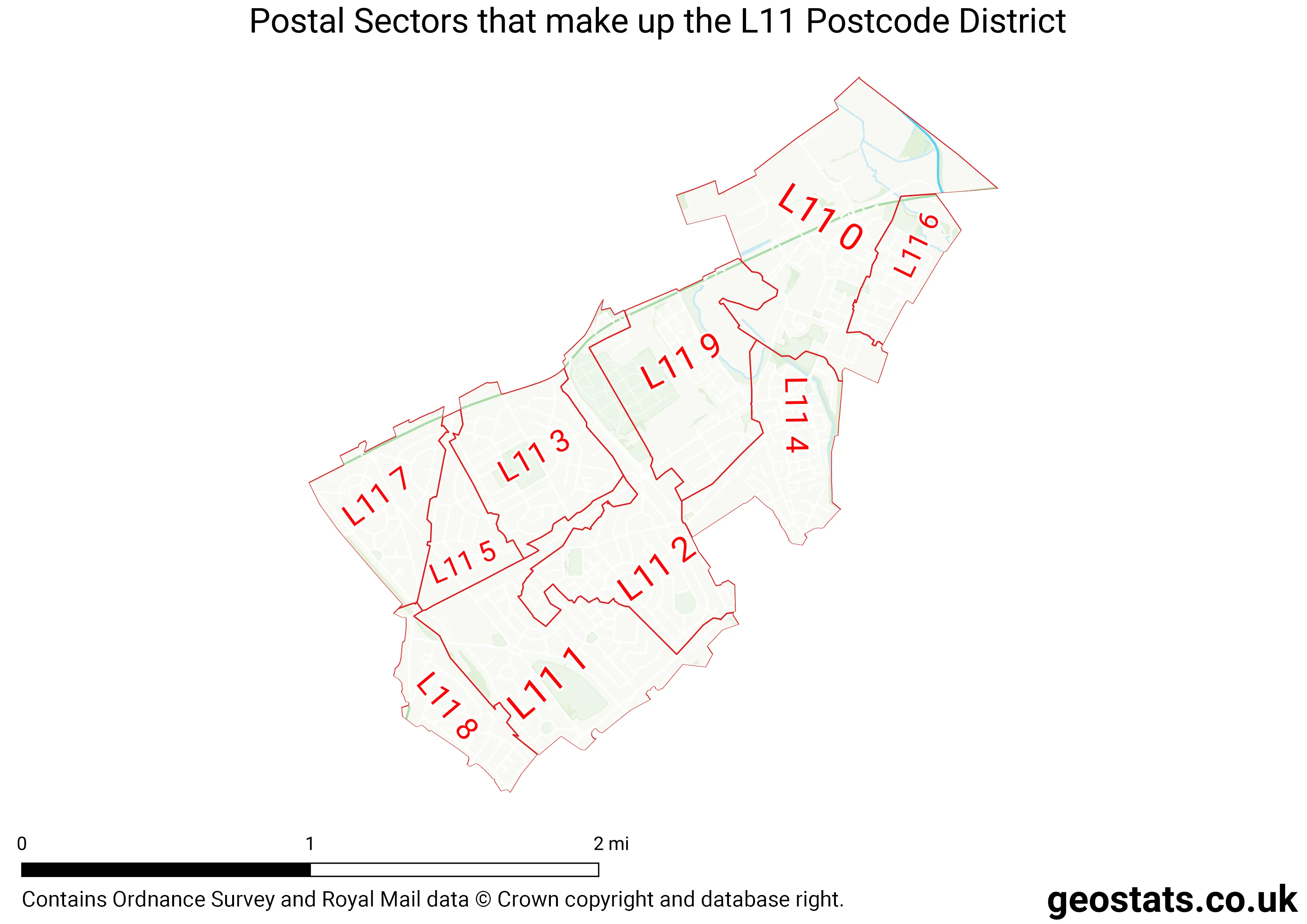 Map of the L11  District
