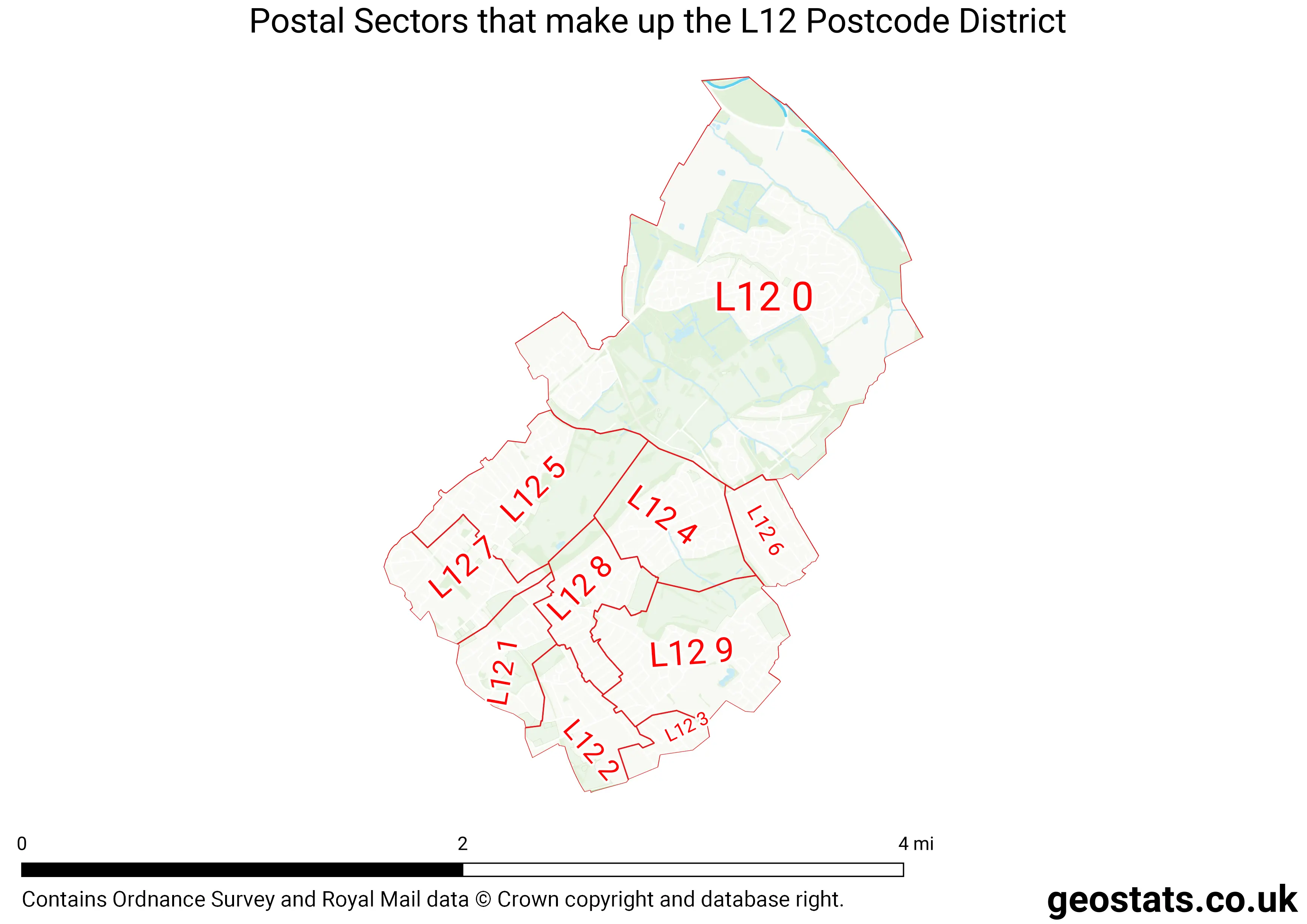 Map of the L12  District