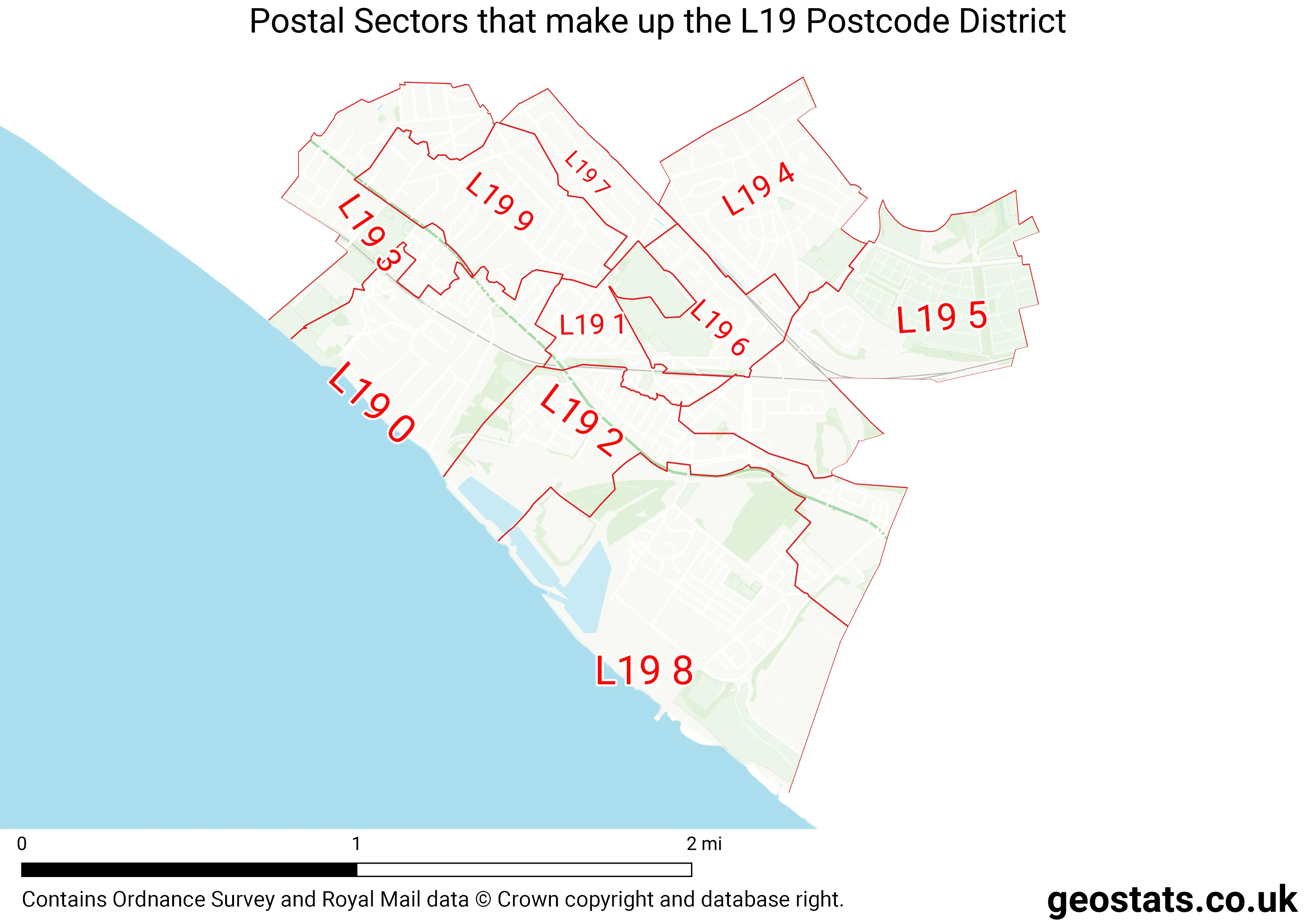 Map of the L19  District