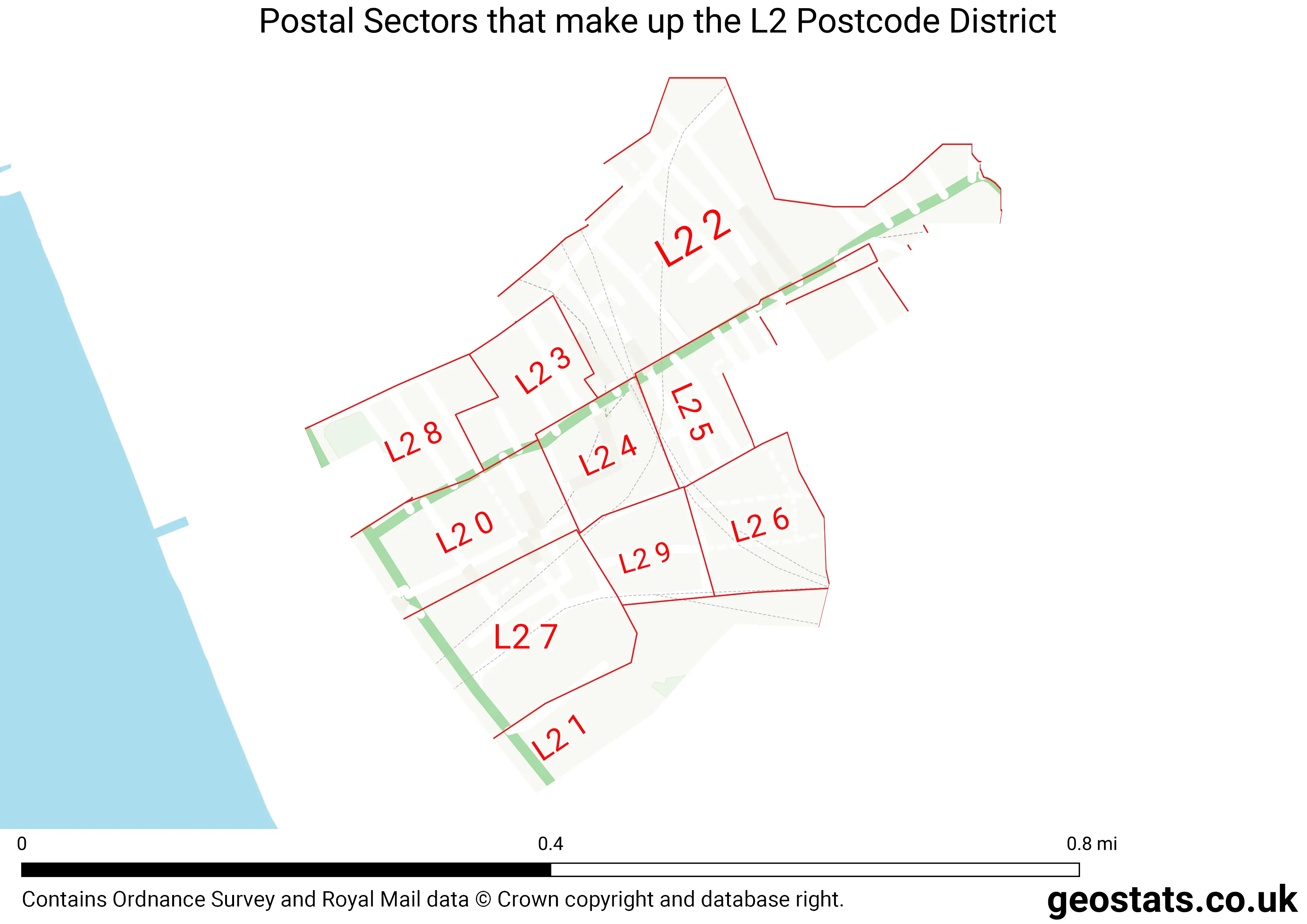 Map of the L2  District