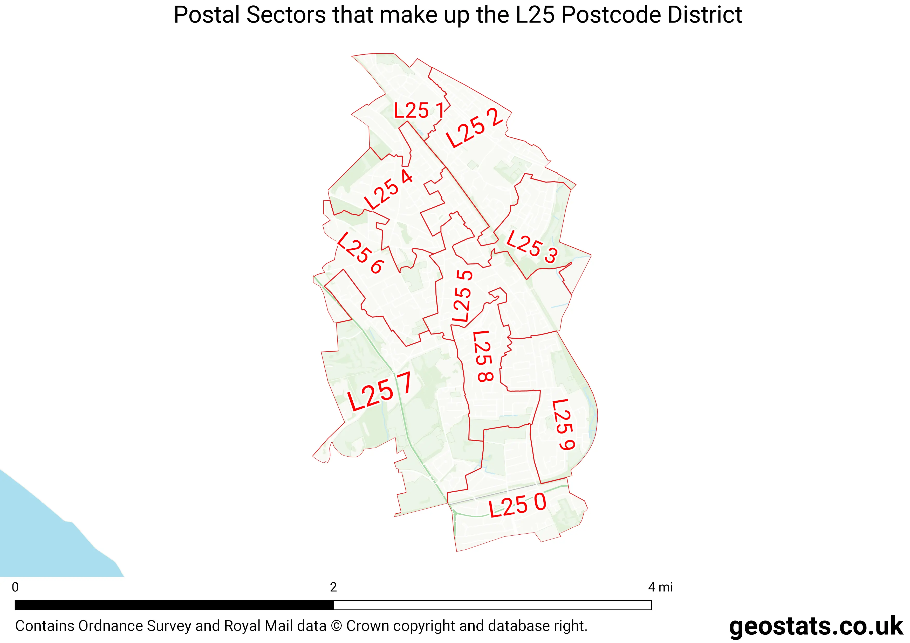 Map of the L25  District