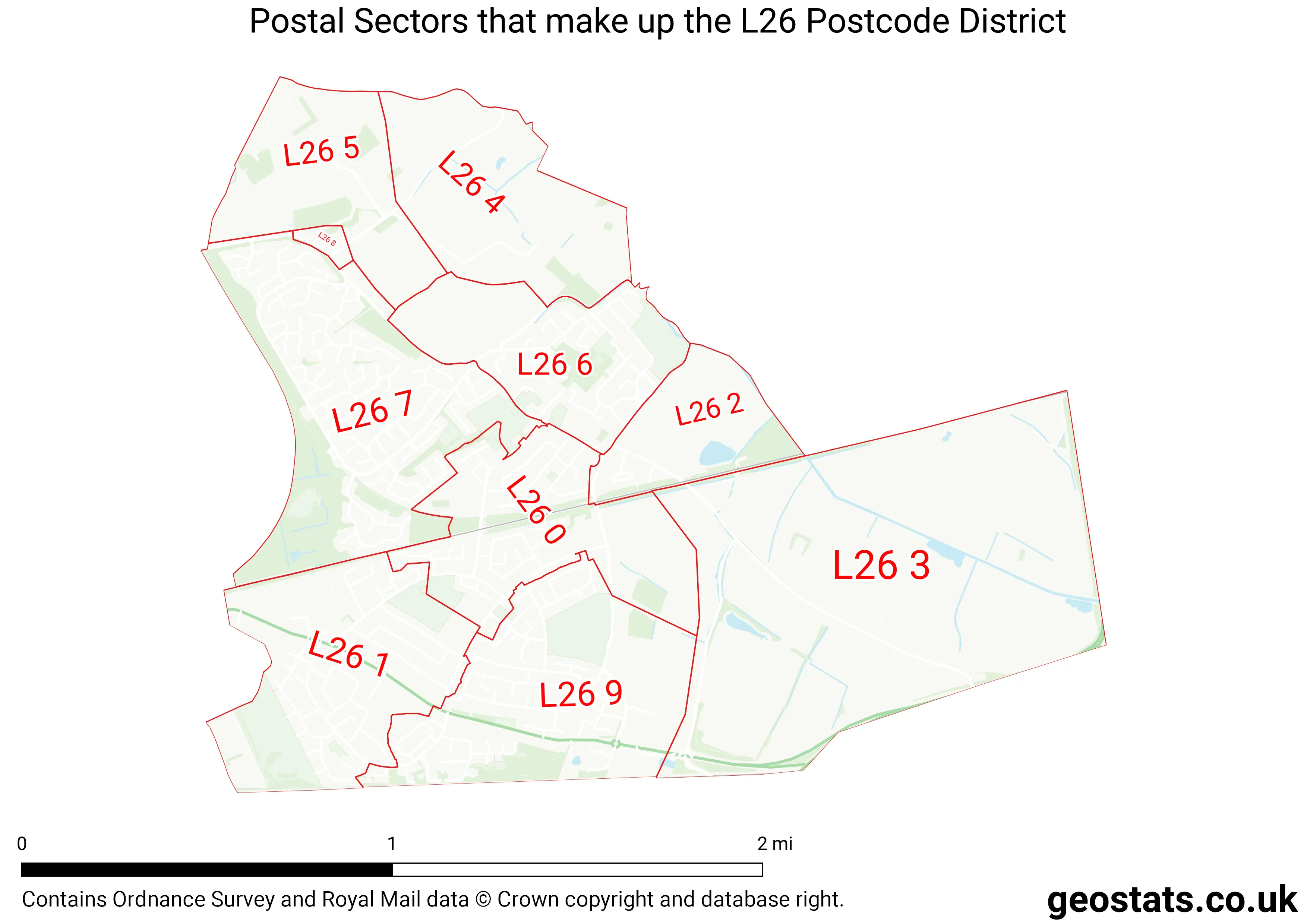 Map of the L26  District