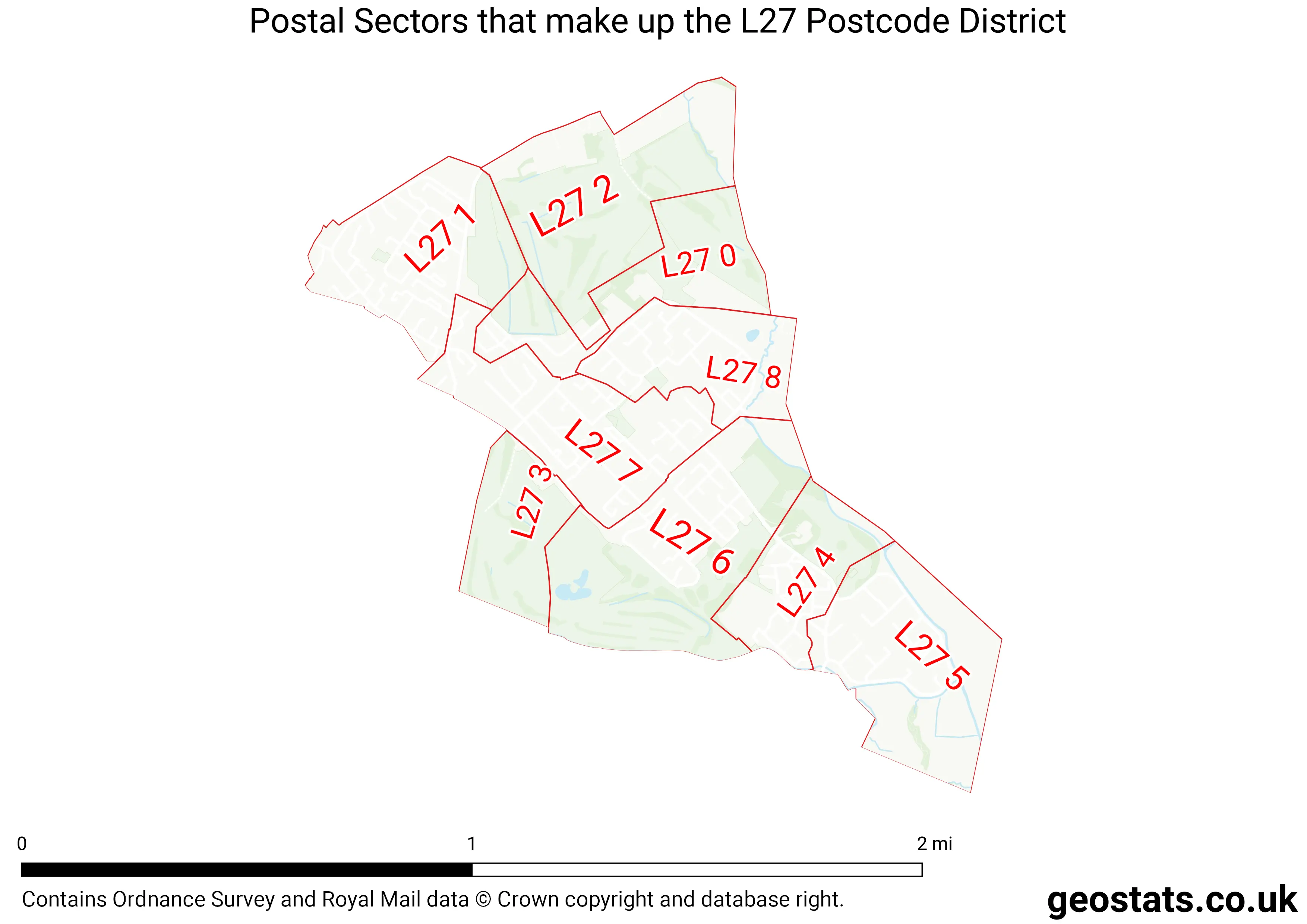 Map of the L27  District