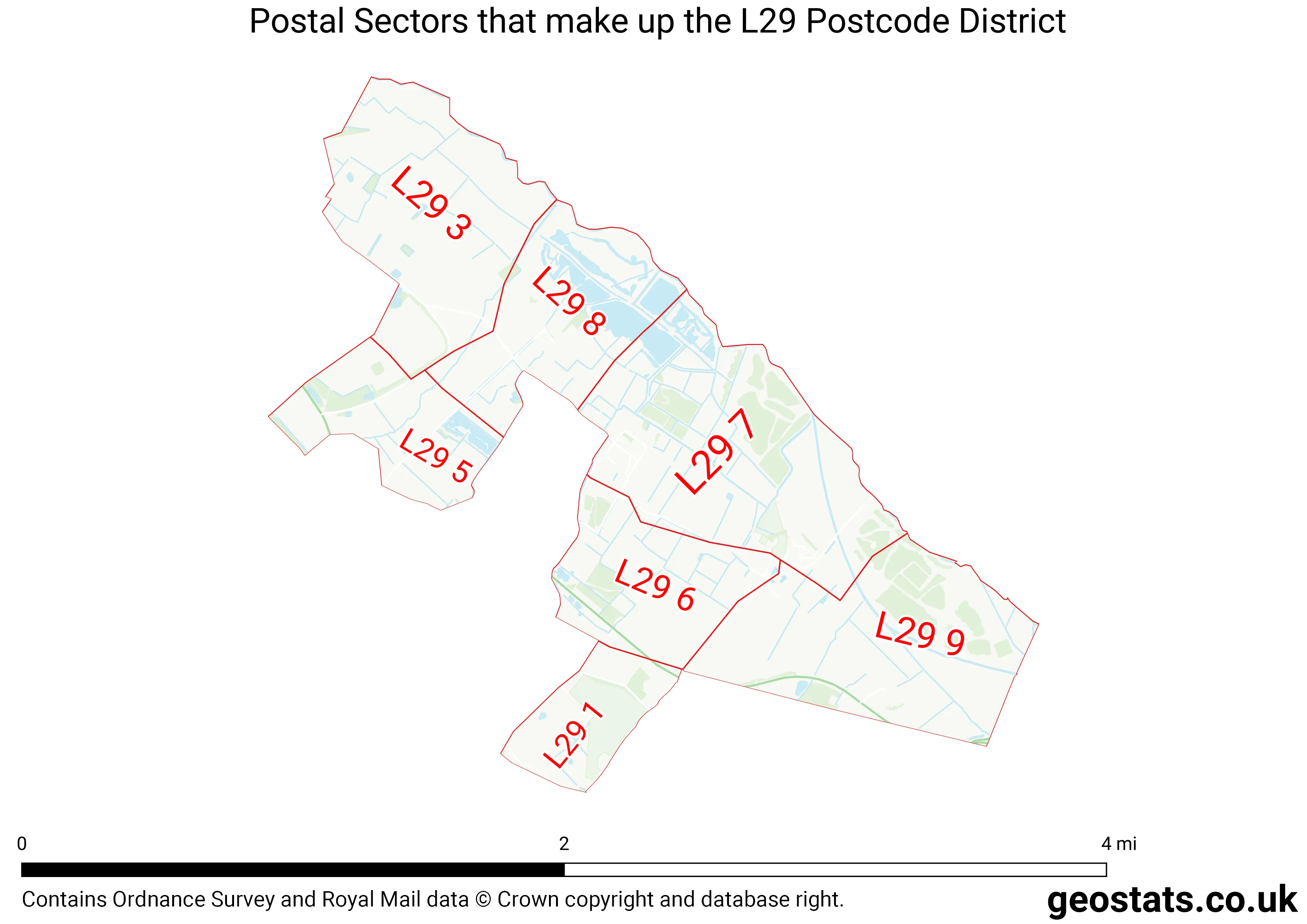Map of the L29  District