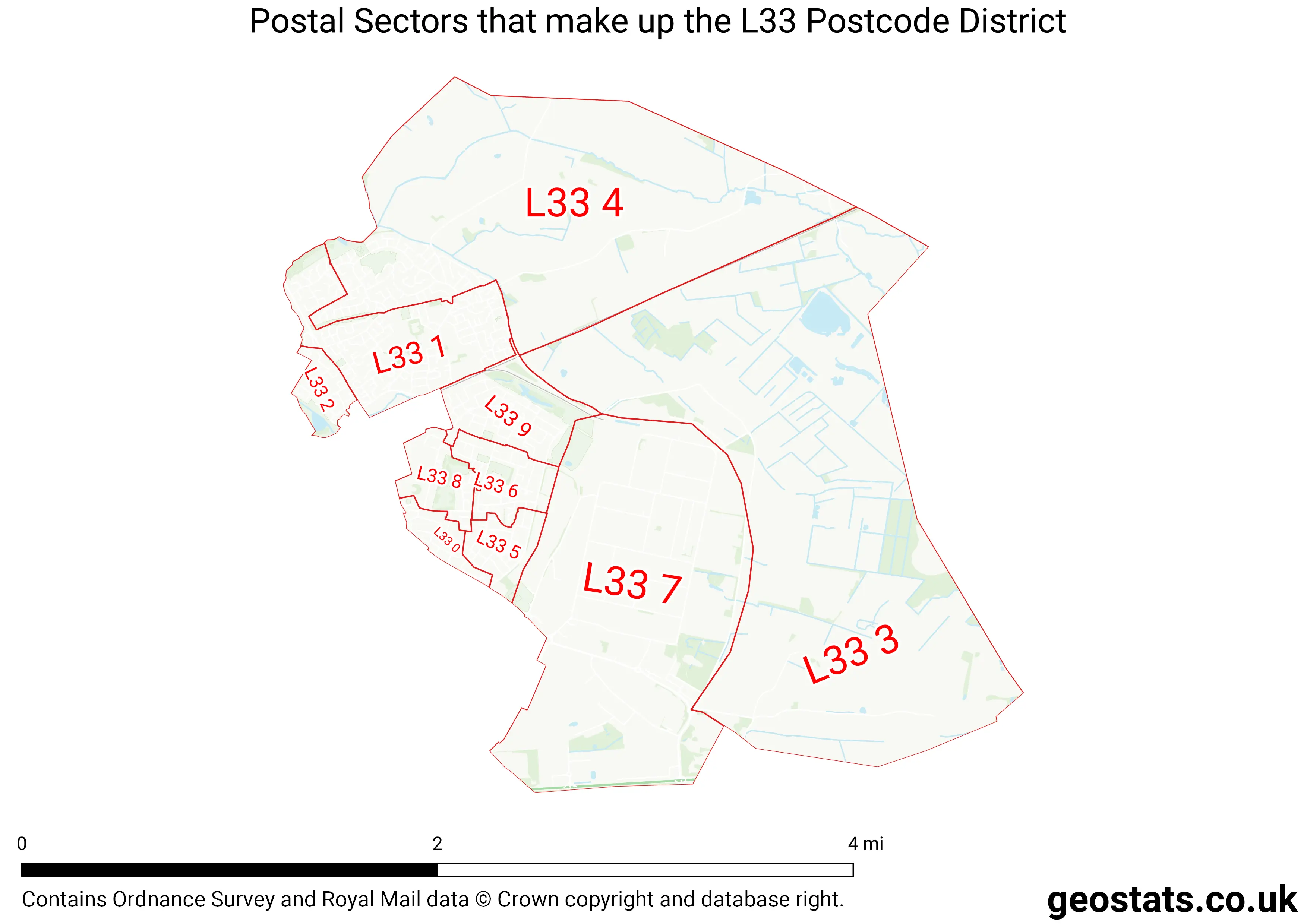 Map of the L33  District