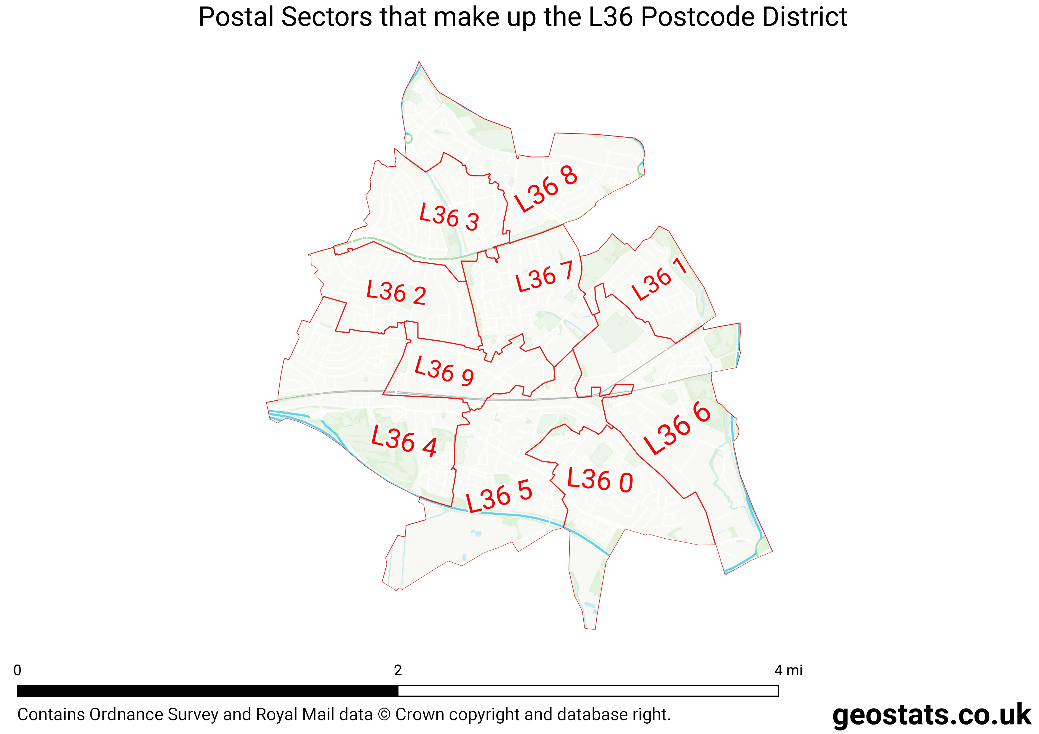 Map of the L36  District