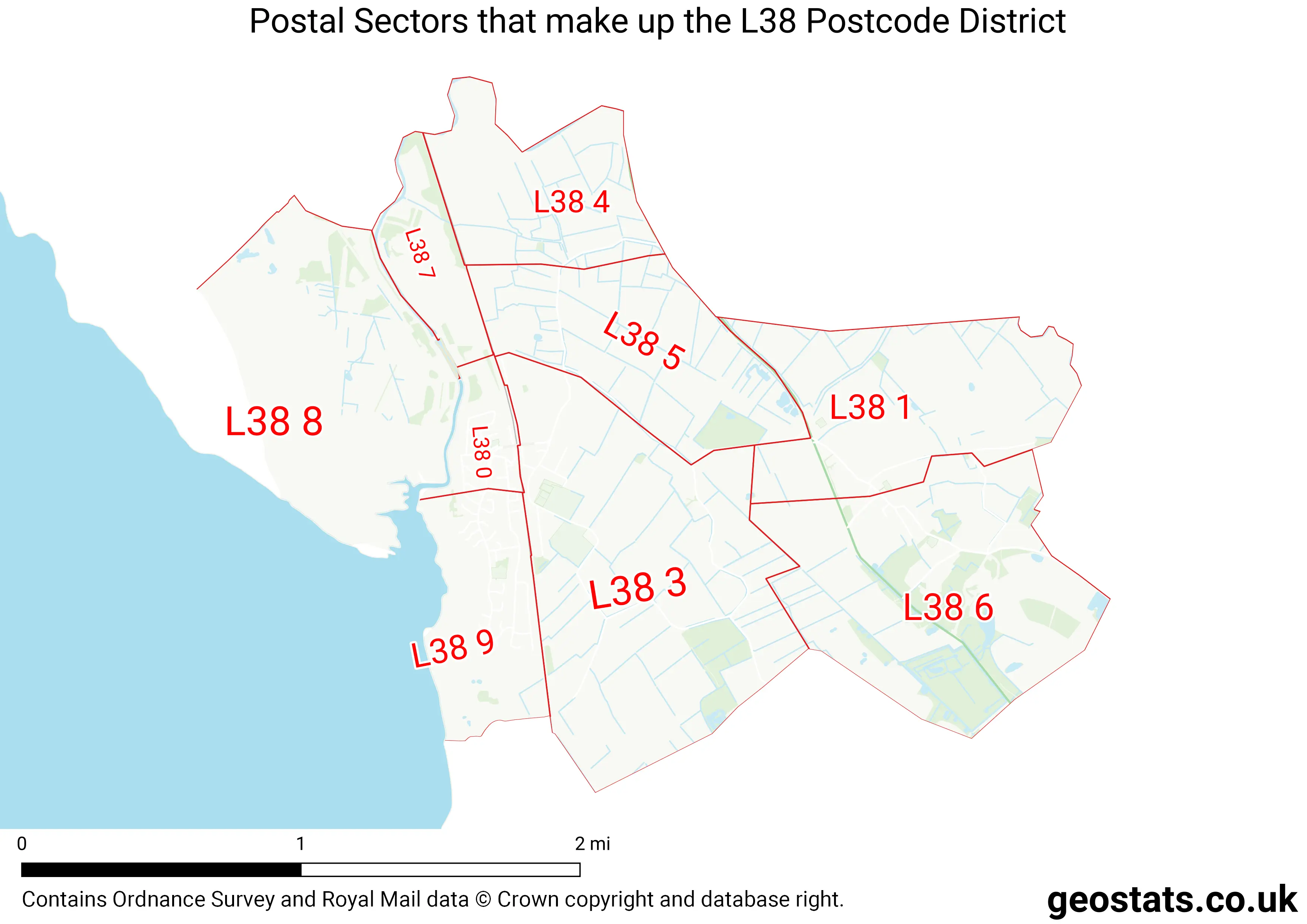 Map of the L38  District