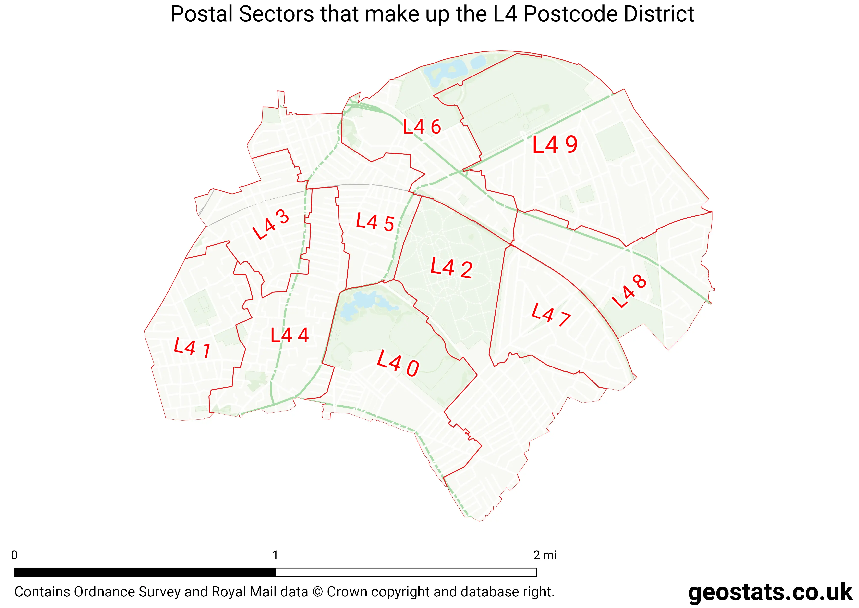Map of the L4  District