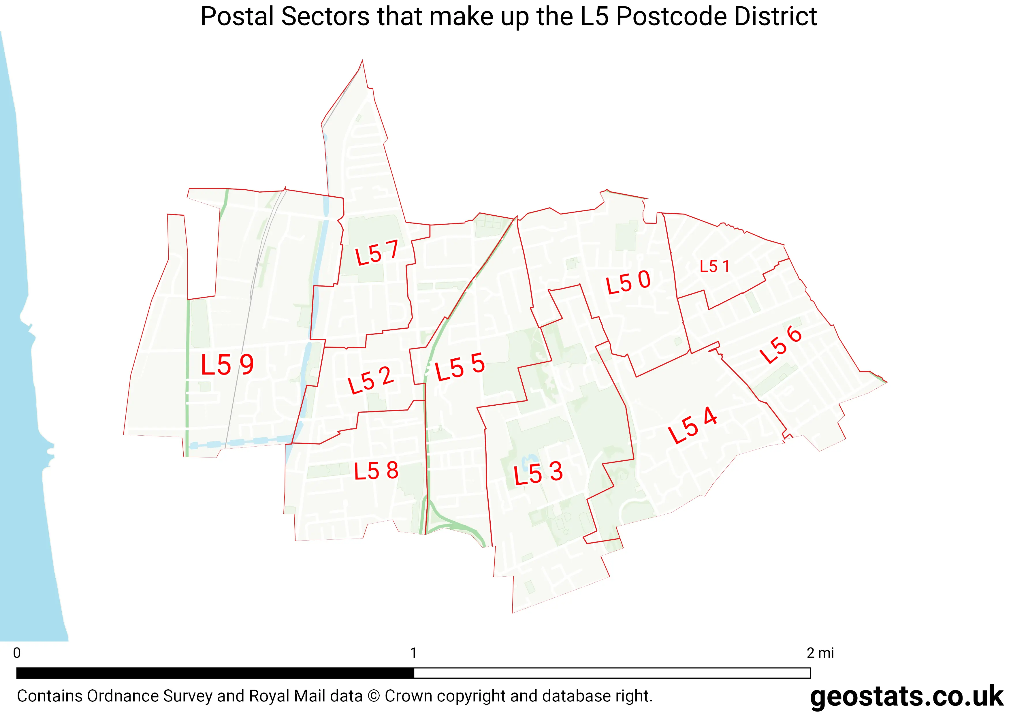 Map of the L5  District