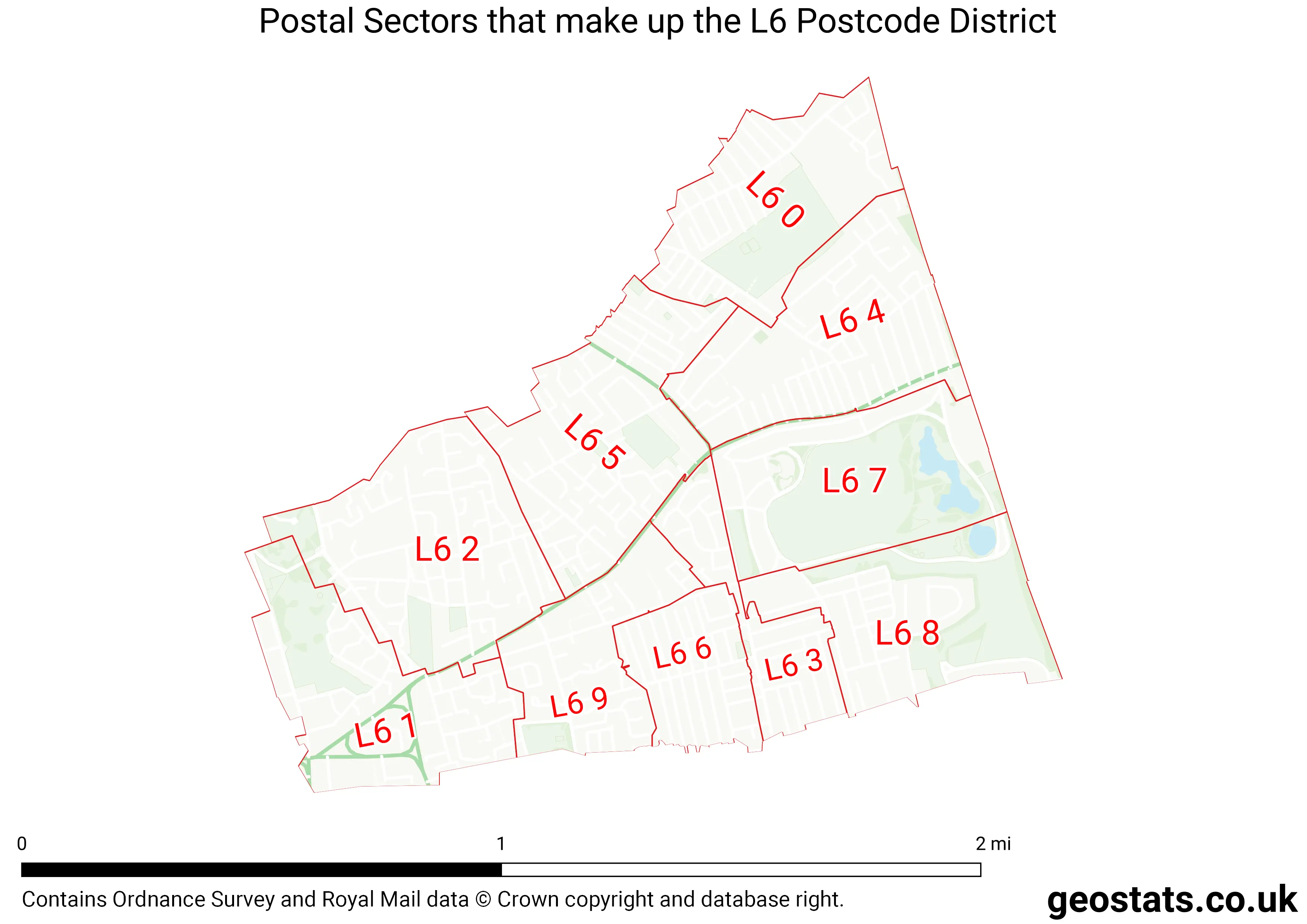 Map of the L6  District