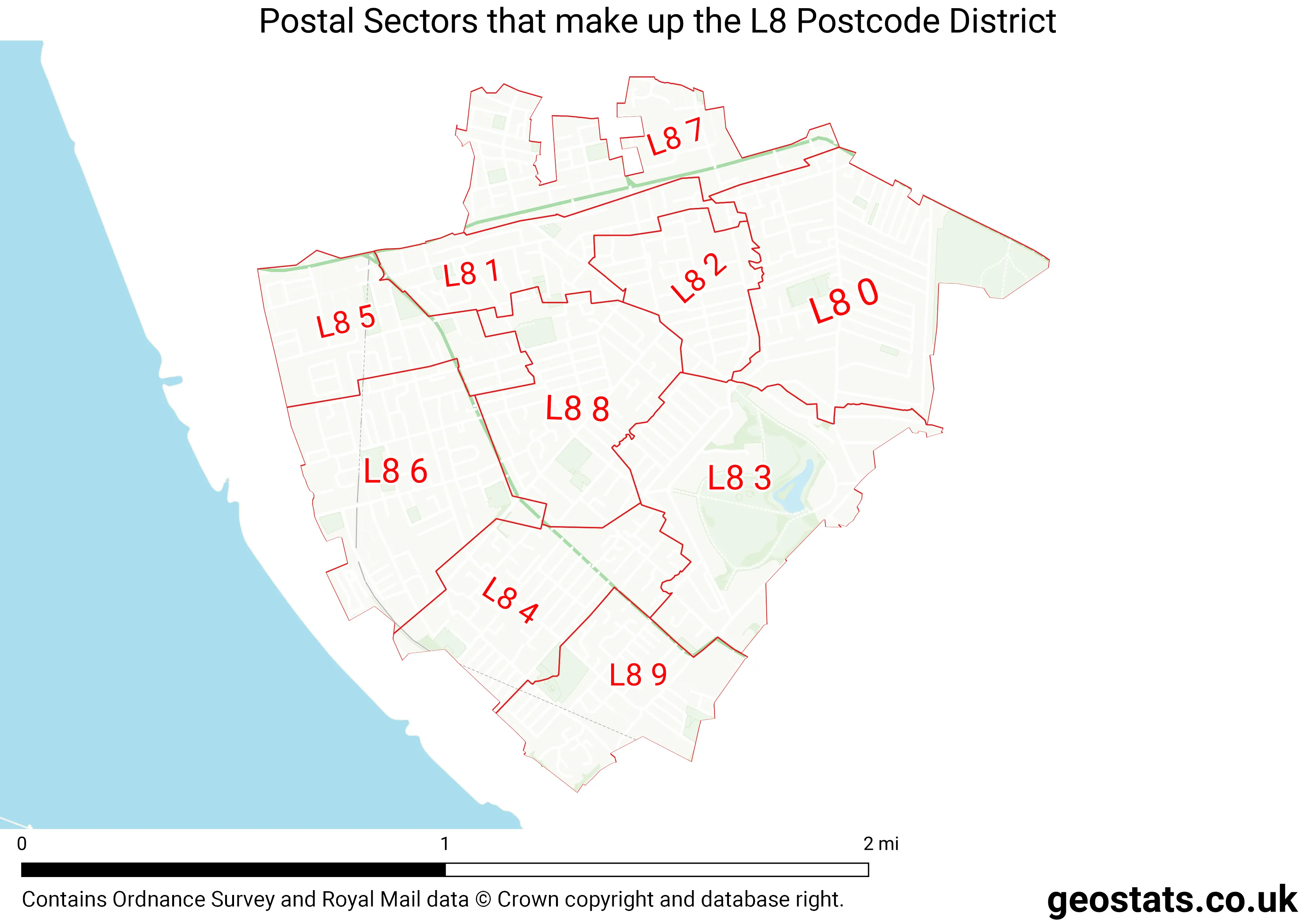Map of the L8 District