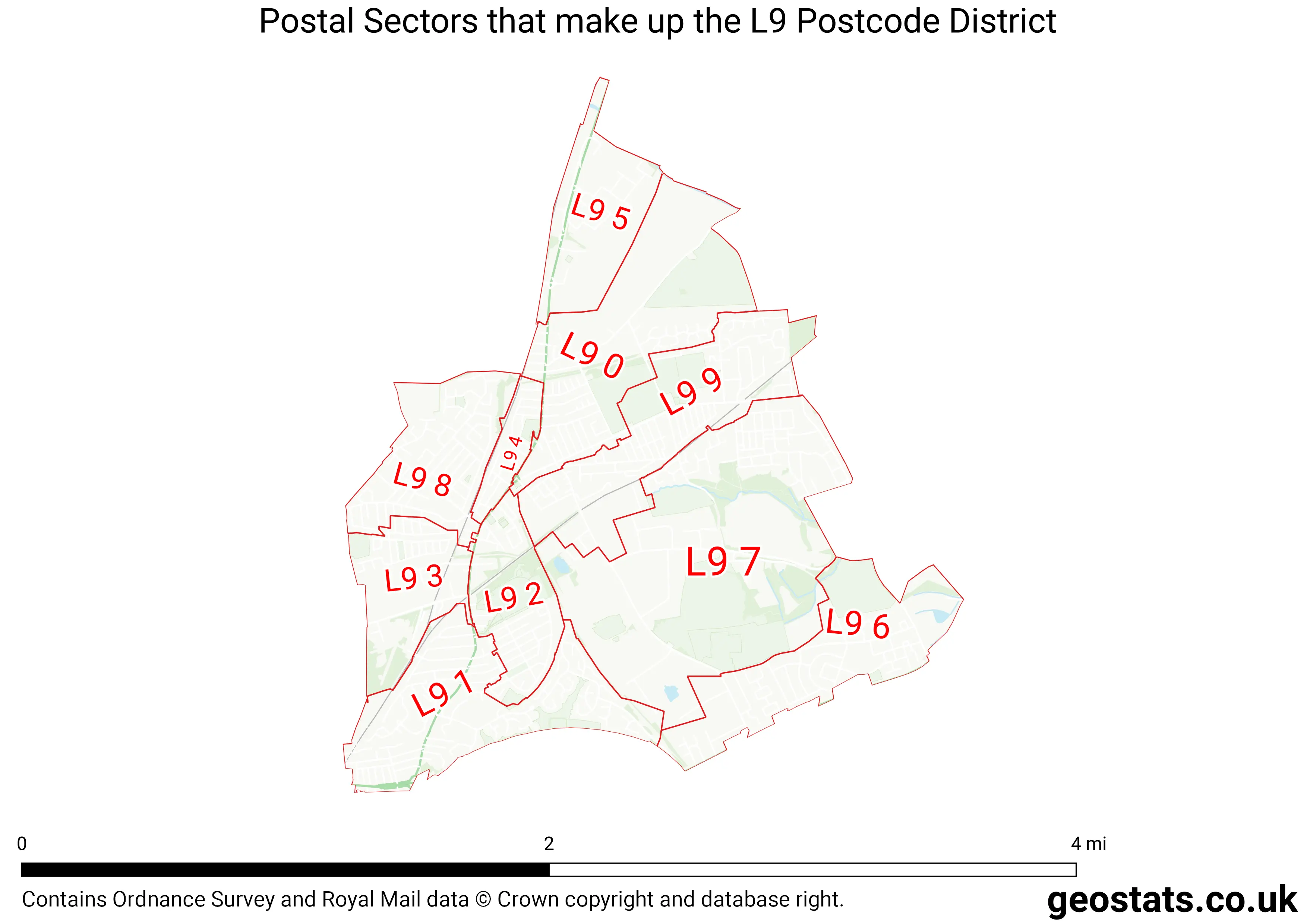 Map of the L9  District