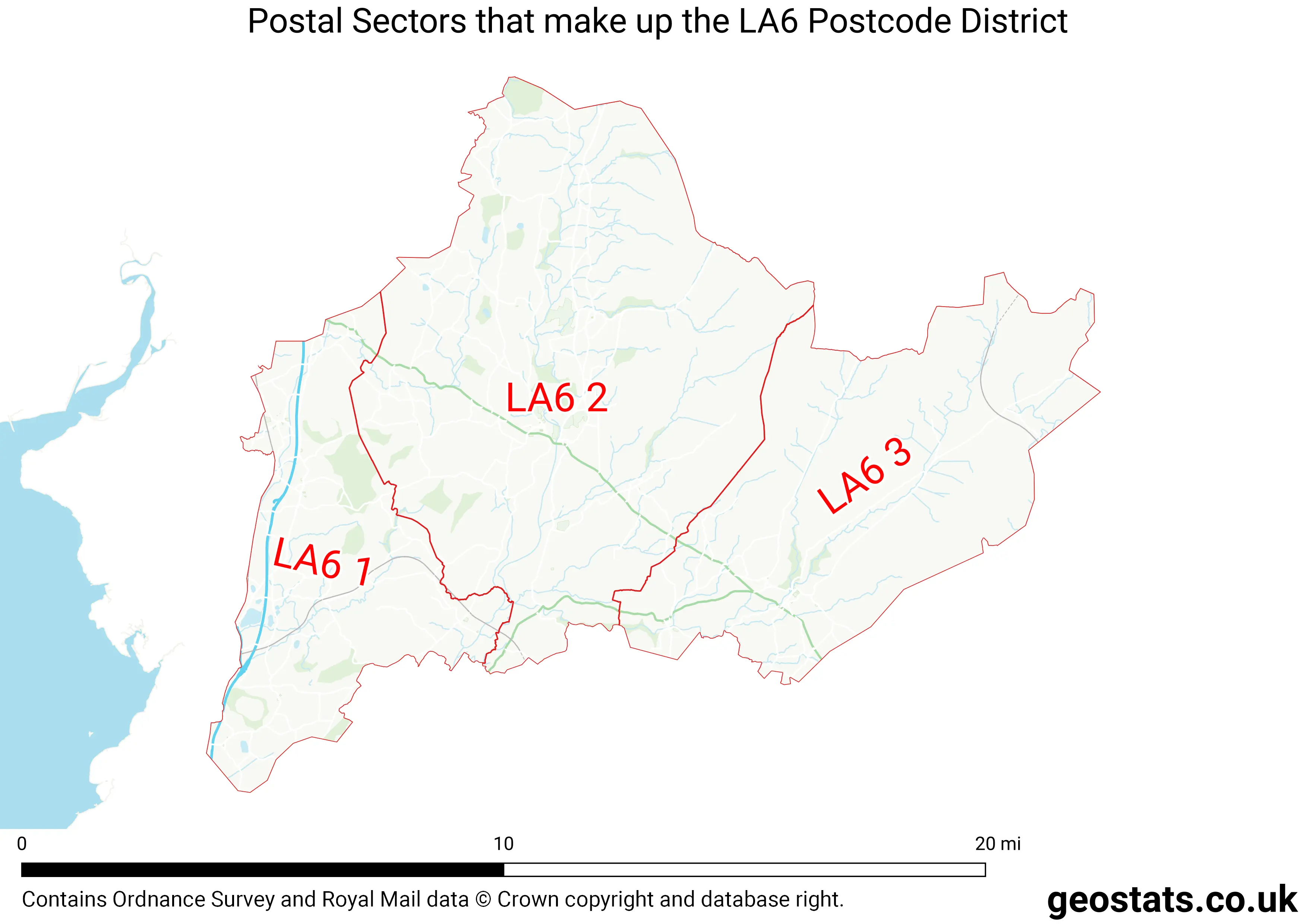 Map of the LA6  District