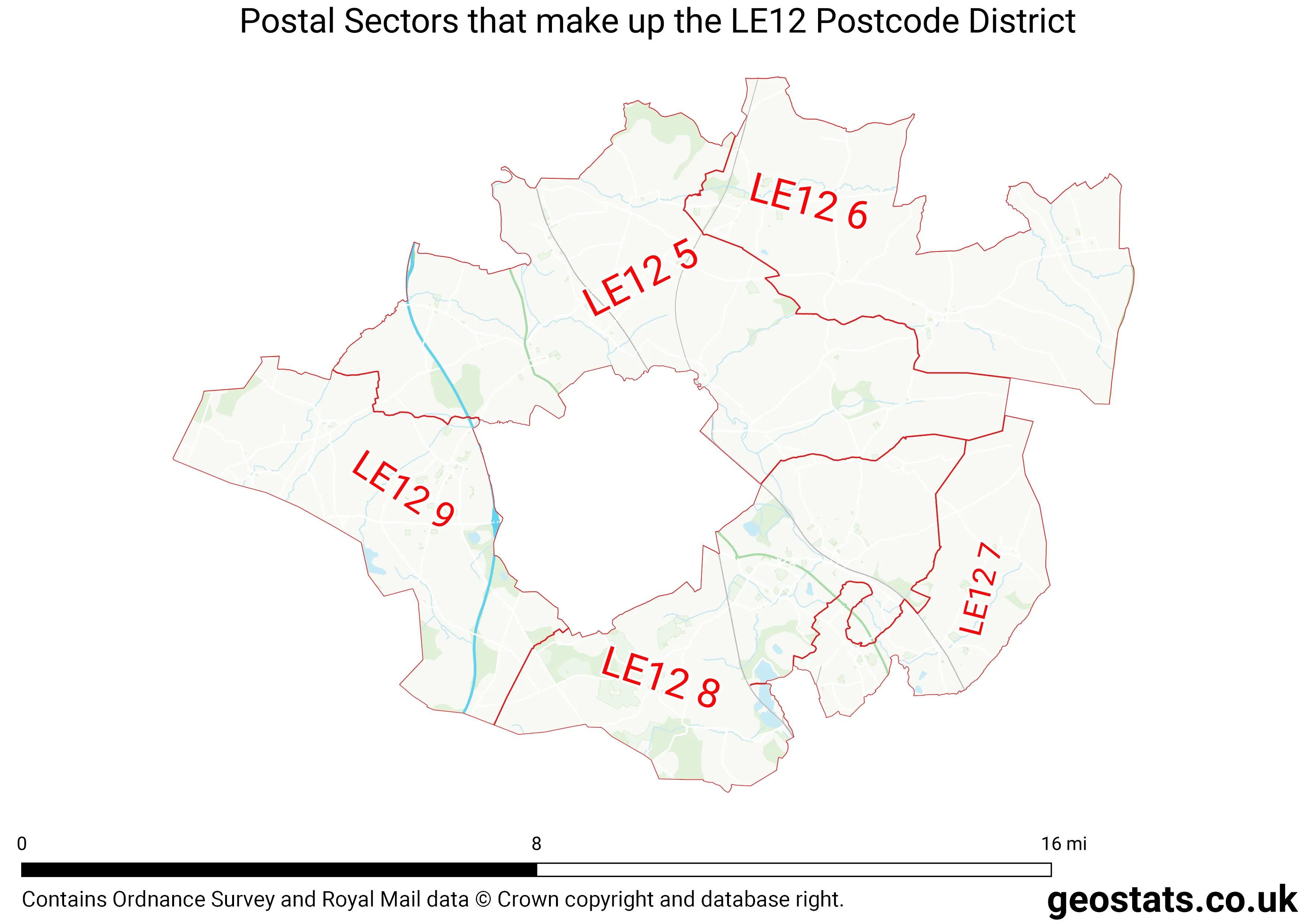 Map of the LE12  District