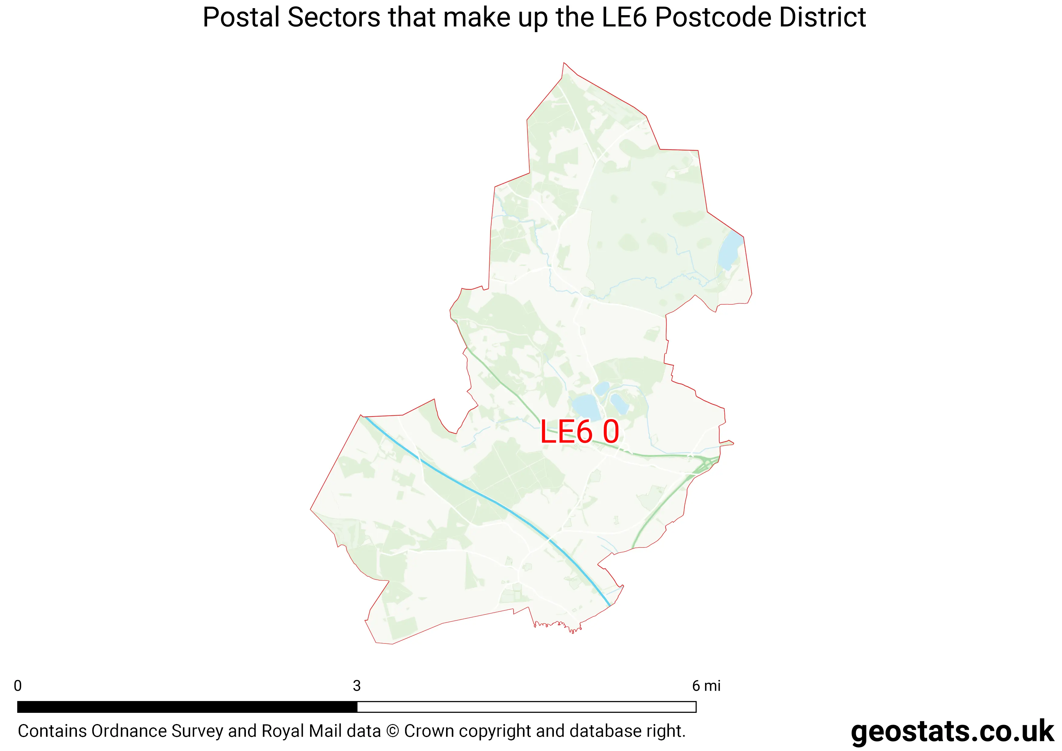 Map of the LE6  District