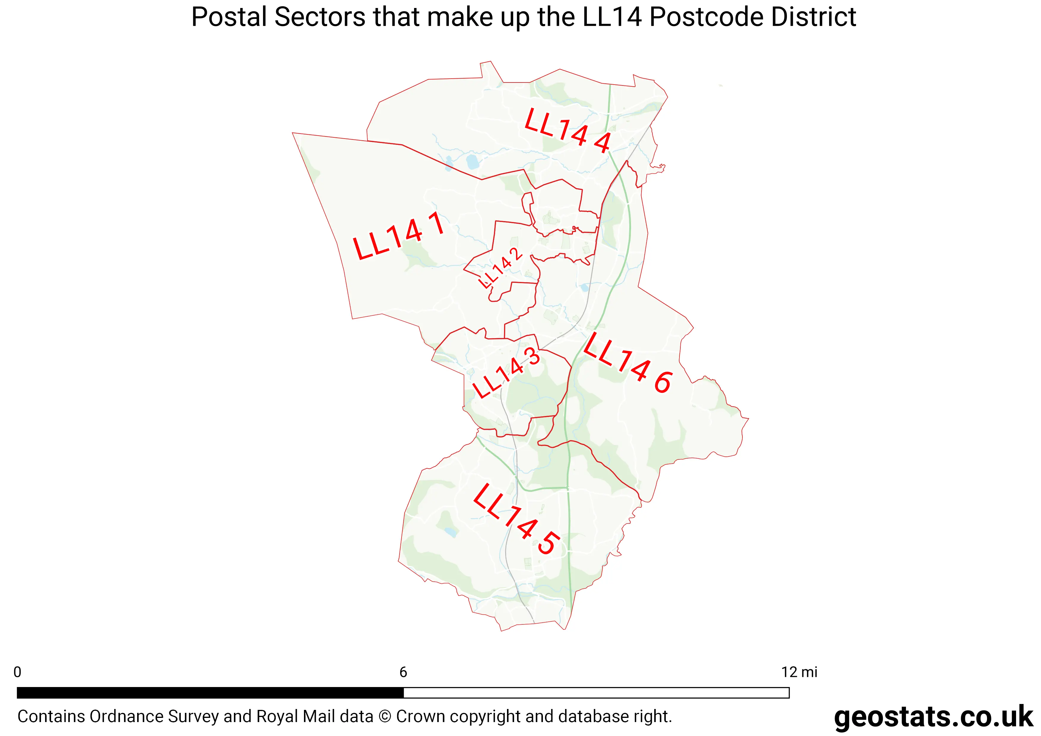 Map of the LL14  District