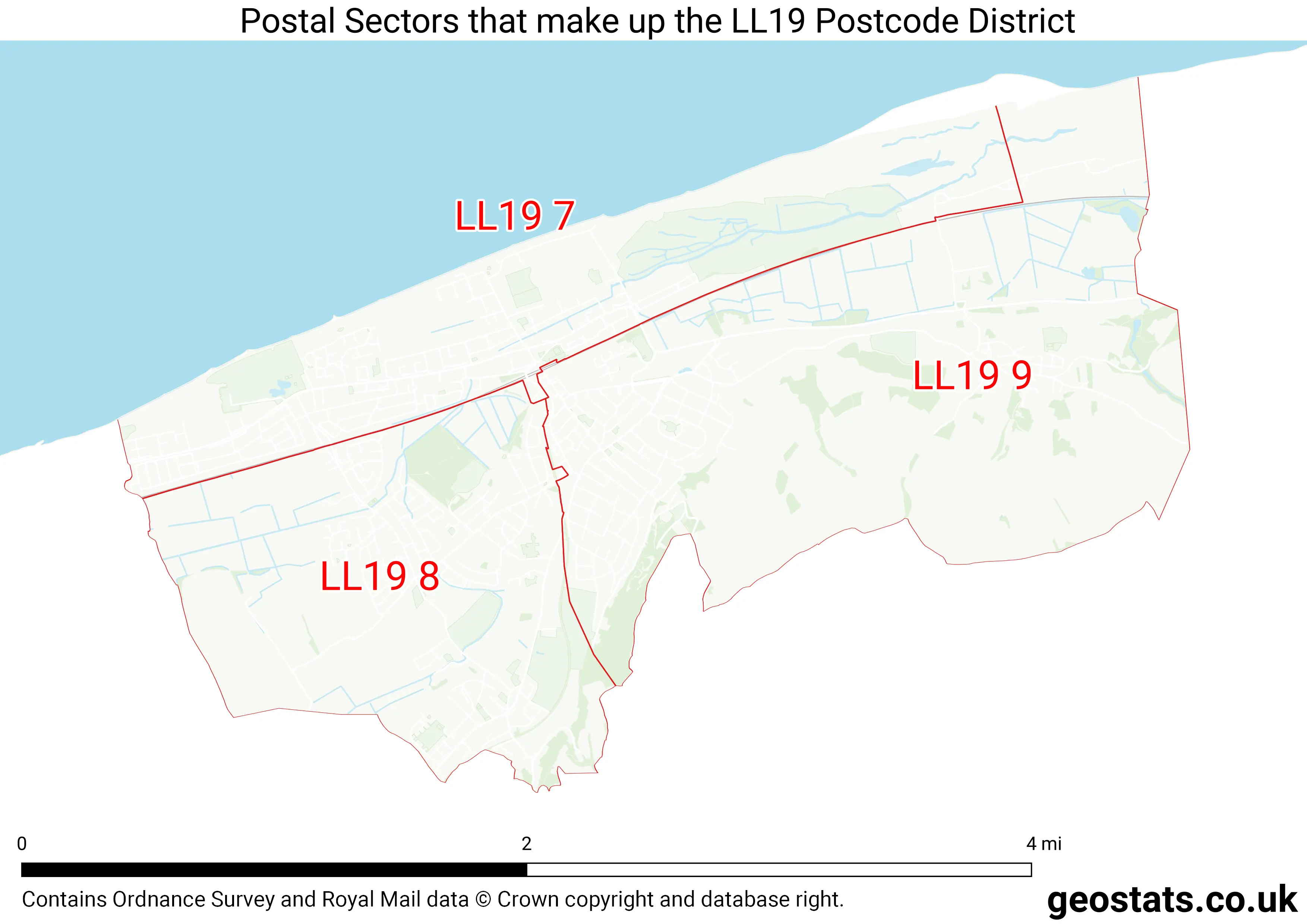 Map of the LL19  District